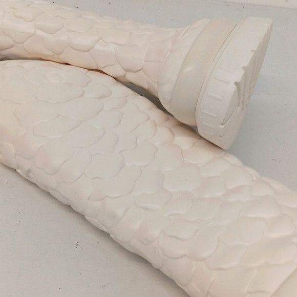 Valentino Valentino Garavani Ivory Rose Atelier Knee Hi Boots - EU36/6 Size US 6 / IT 36 - 6 Thumbnail