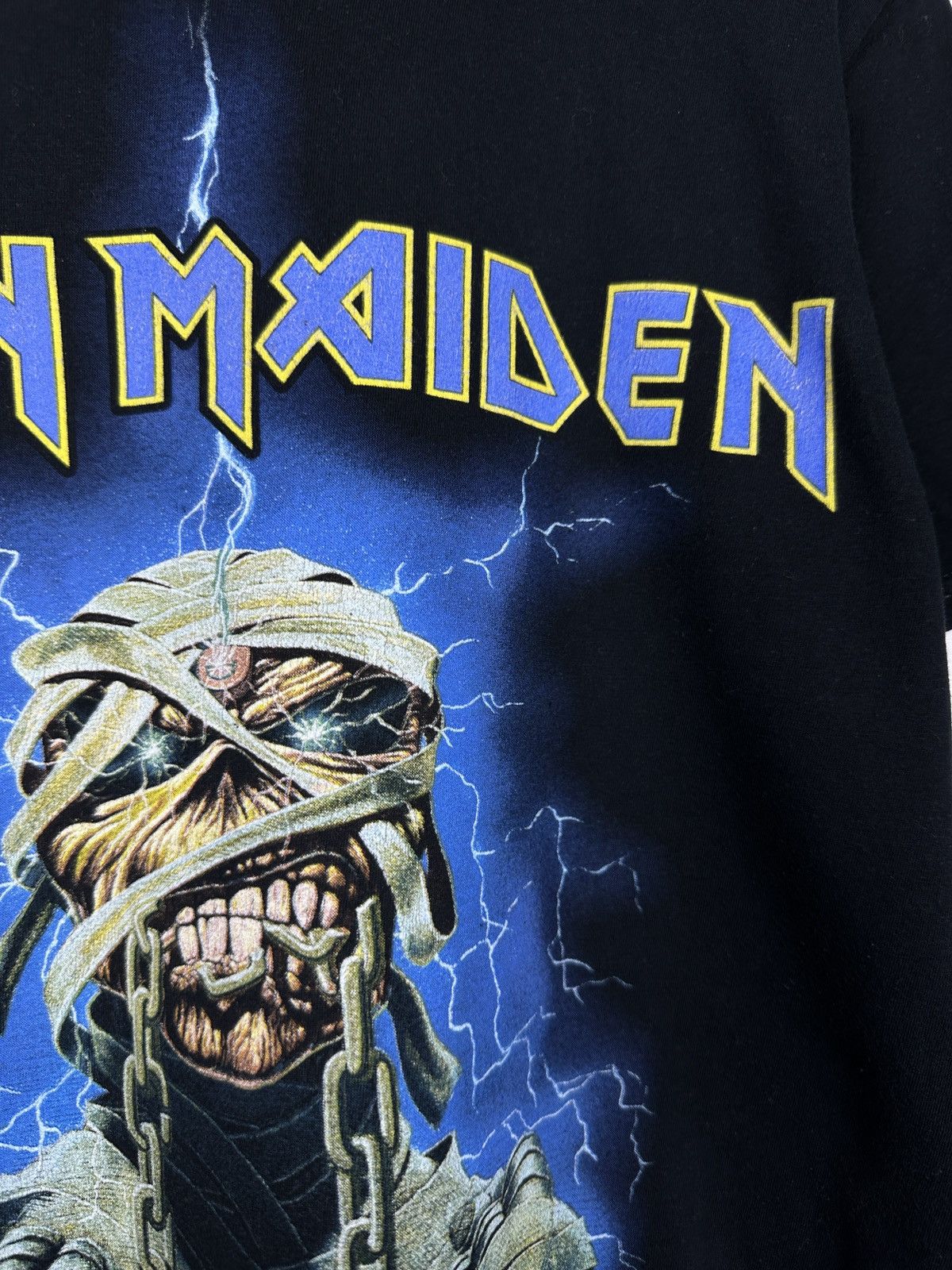 Band Tees Vintage Iron Maiden Skull Mummy Graphic Rock T Shirt Tee Size US M / EU 48-50 / 2 - 5 Thumbnail
