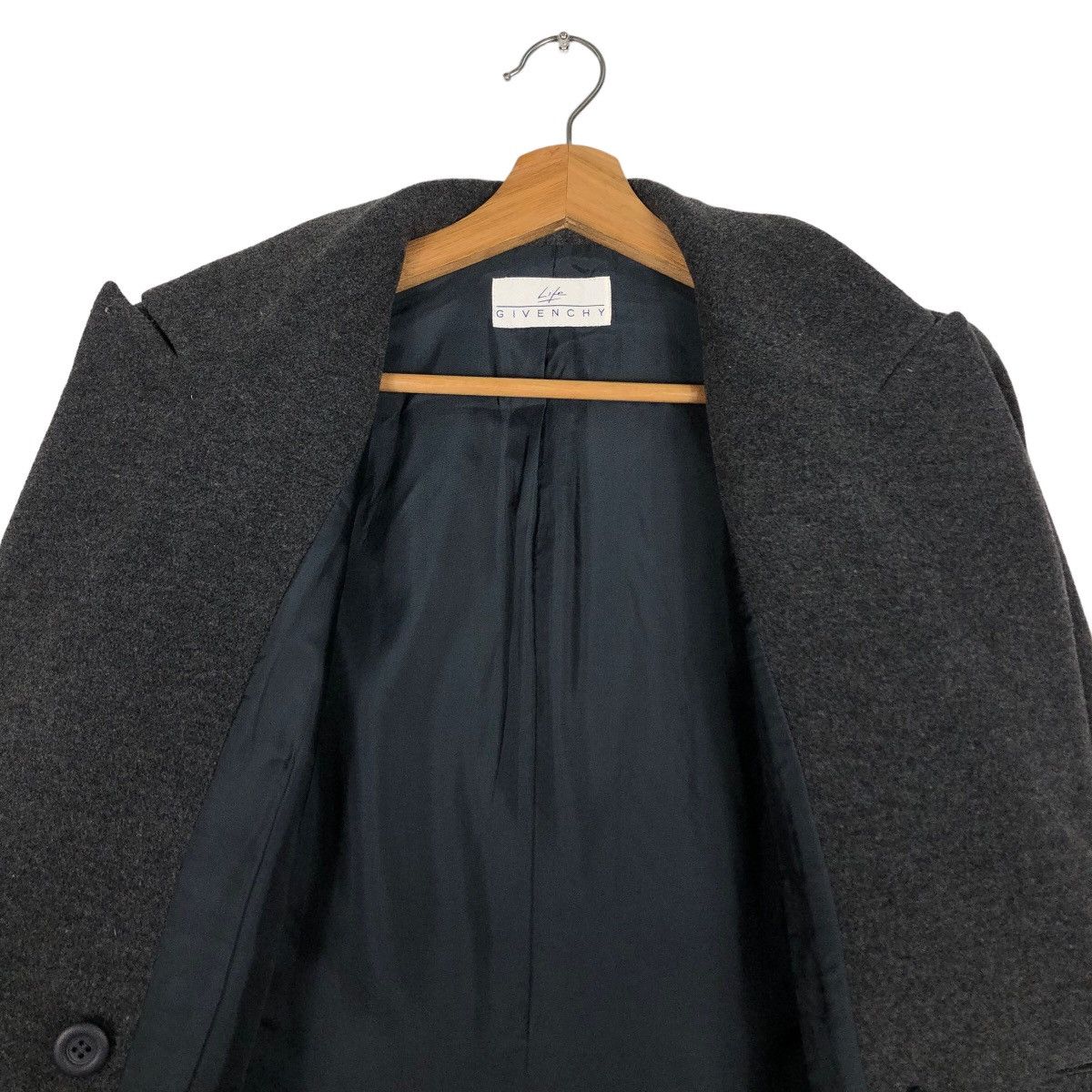 Vintage 🔥Vtg Givenchy Gold Button Wool Double Breast Jacket Coats Size US M / EU 48-50 / 2 - 12 Thumbnail