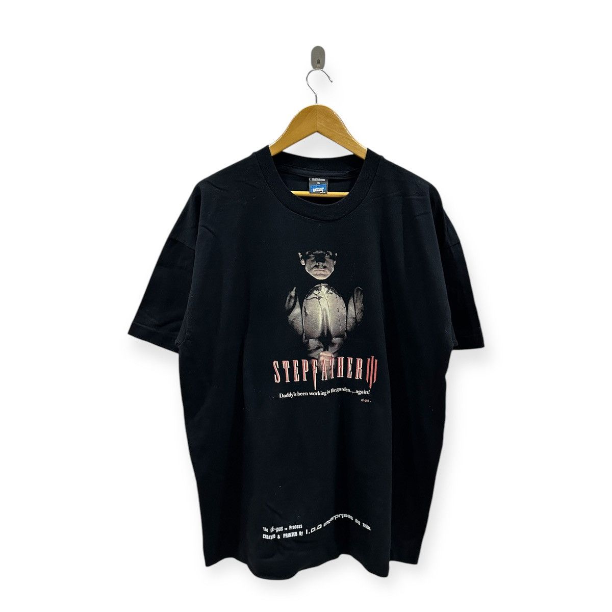 Vintage vintage 1992 STEPFATHER 3 horror thriller promo t-shirts Size US XL / EU 56 / 4 - 1 Thumbnail
