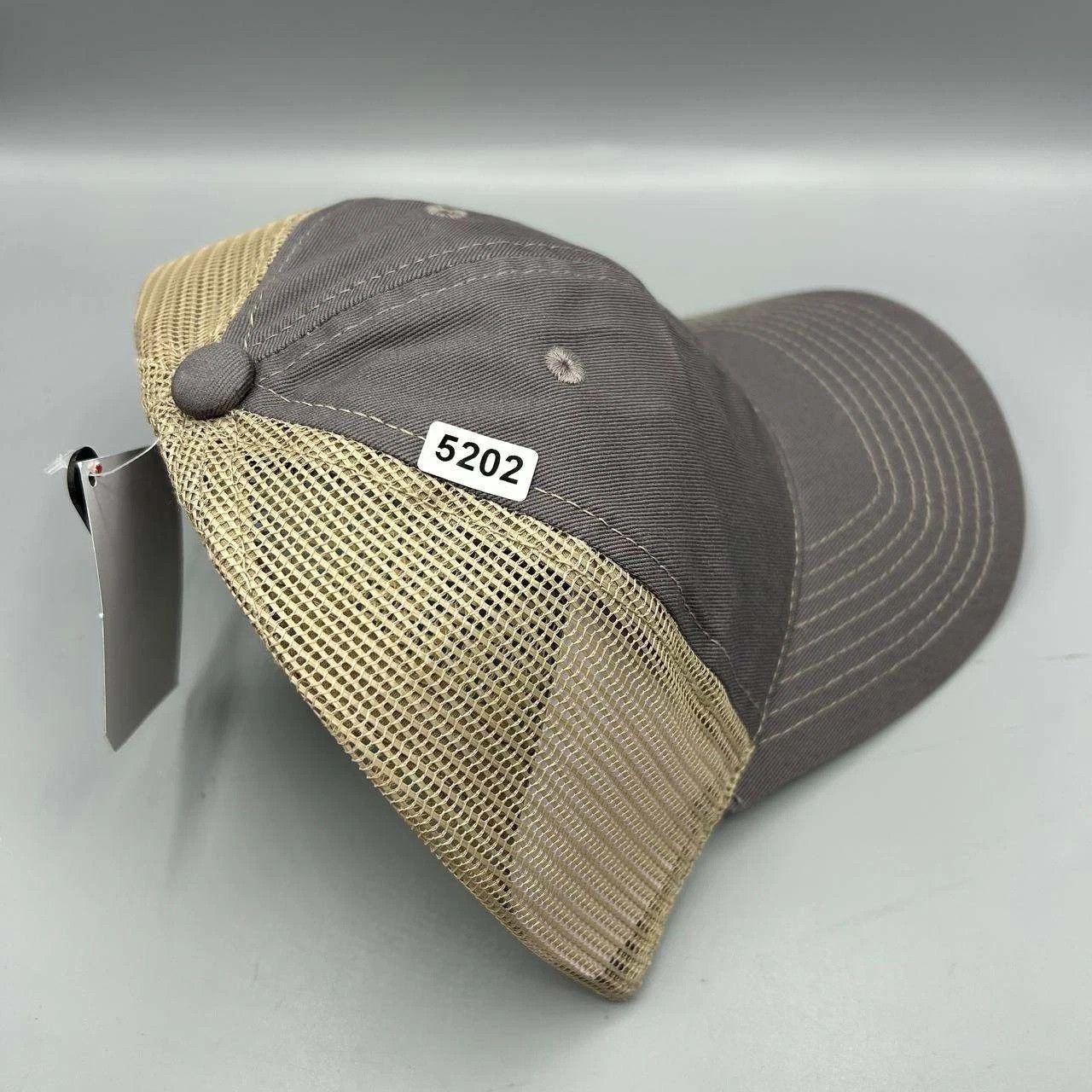 The Game The Game Trucker Hat Men Gray Blank Plain Snap Back Cotton Size ONE SIZE - 8 Thumbnail