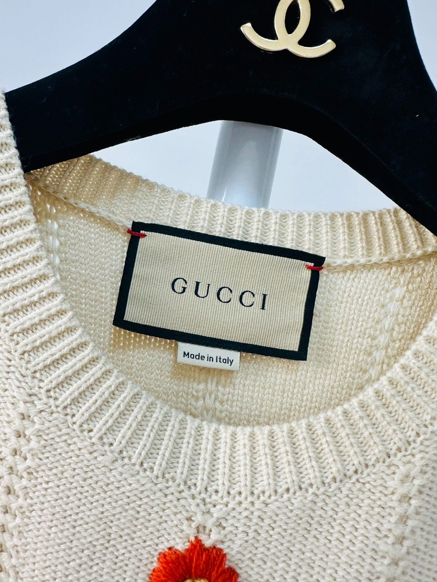 Gucci Gucci Floral embroidered knitted wool sweater 2501-Nextarro Size US XS / EU 42 / 0 - 3 Thumbnail