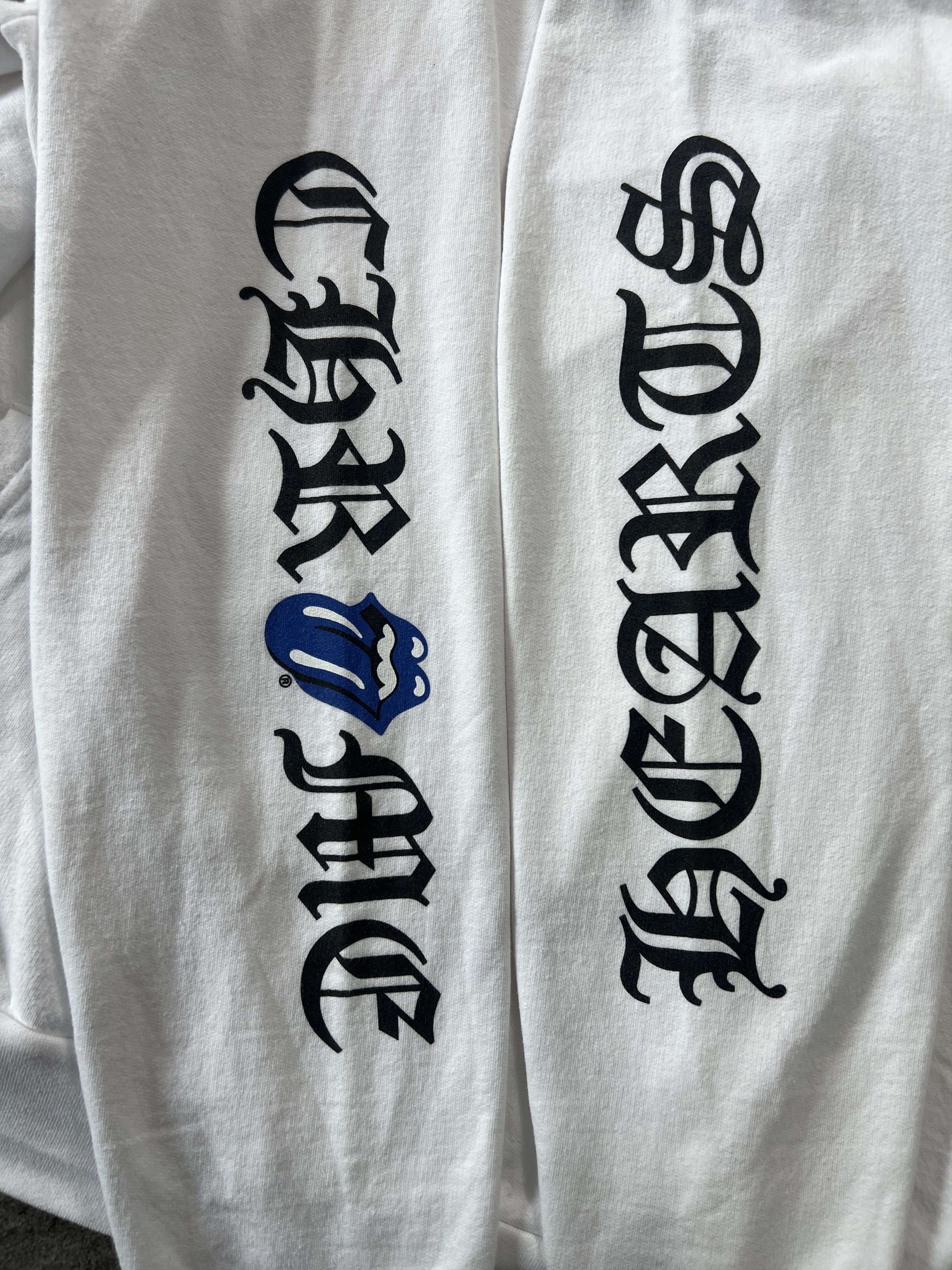 Chrome Hearts Chrome Hearts x Rolling Stones Blue Tongue White Hoodie XL Size US XL / EU 56 / 4 - 6 Thumbnail