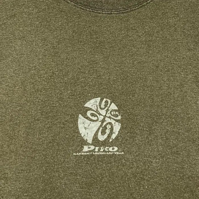 Vintage Vintage PIKO HAWAIIAN LONGBOARD Wear Surf Tee Shirt Size US L / EU 52-54 / 3 - 4 Thumbnail