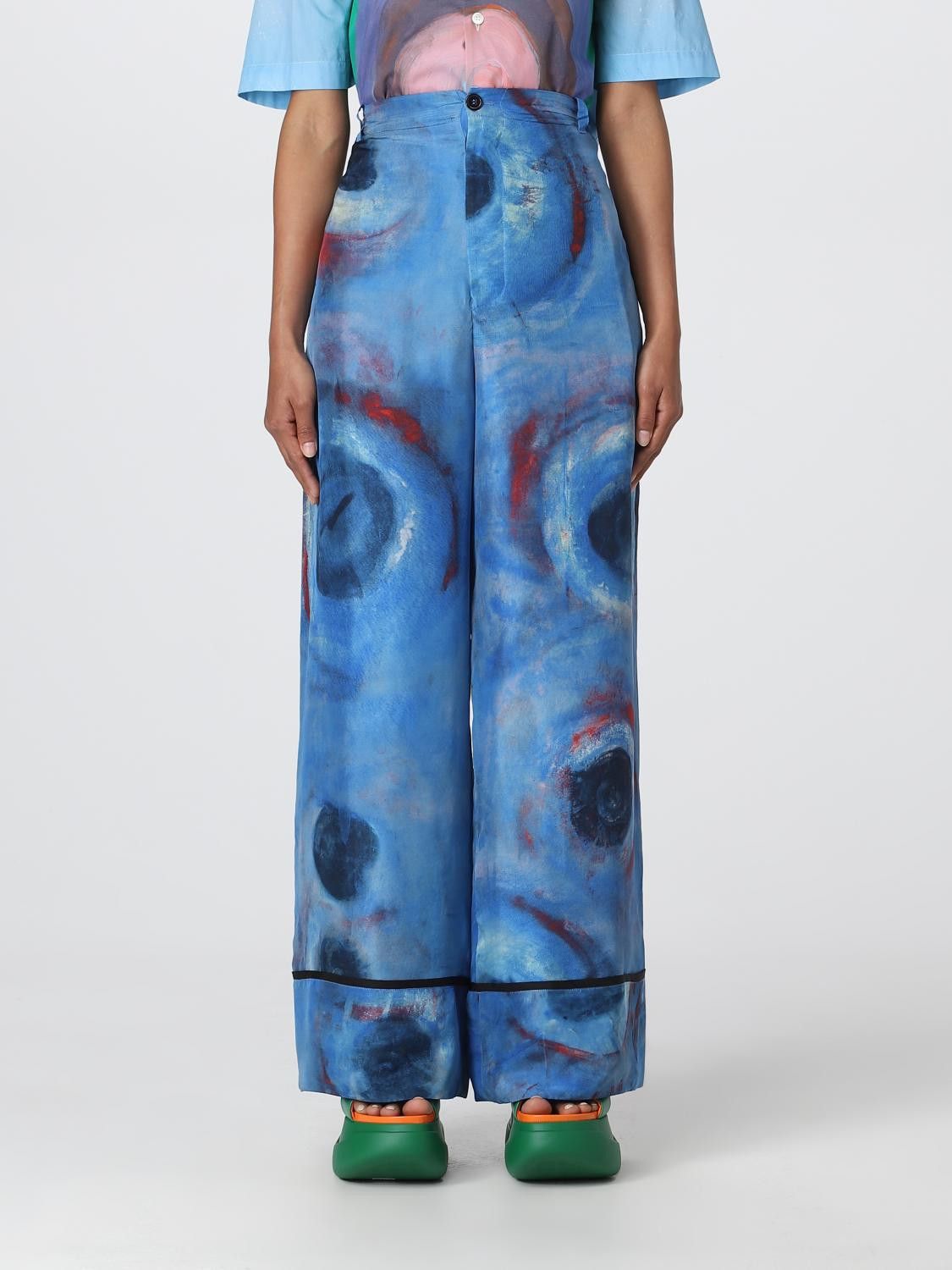 Marni o1y1125 Casual Pant in Multicolor Size 27" / US 4 / IT 40 - 1 Thumbnail