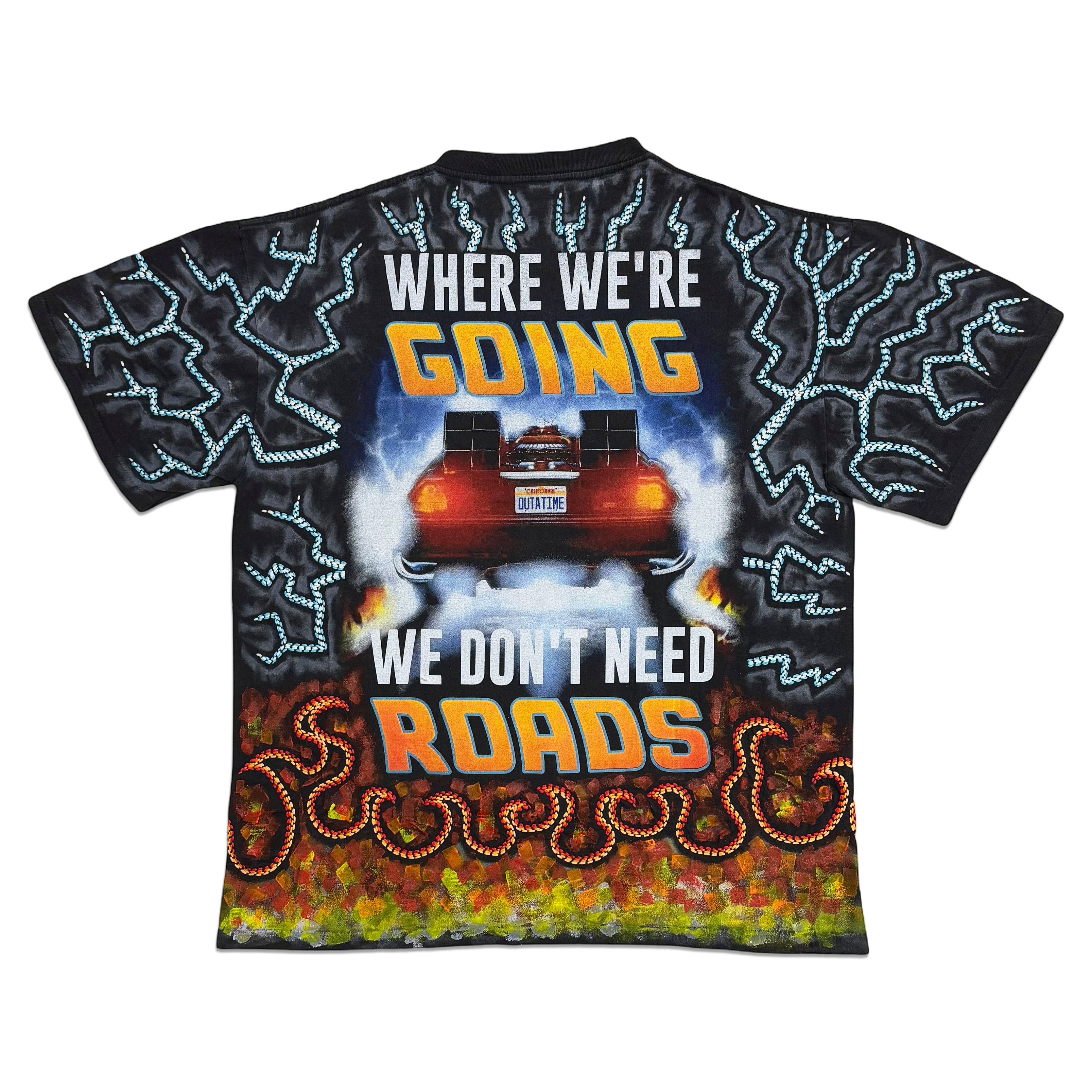 Band Tees Suture Studios Back to the Future Hand Embroidered T-shirt Size US L / EU 52-54 / 3 - 5 Thumbnail