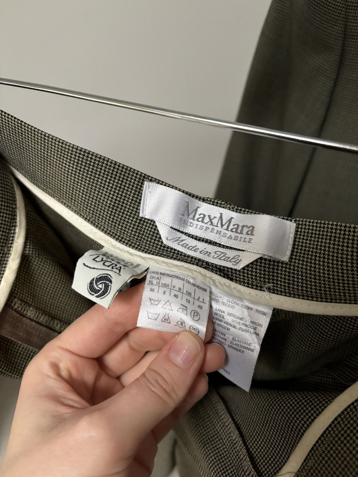 Max Mara Max Mara Suit Set Blazer And Pants Virgin Wool Size IT 42 Size M / US 6-8 / IT 42-44 - 18 Thumbnail