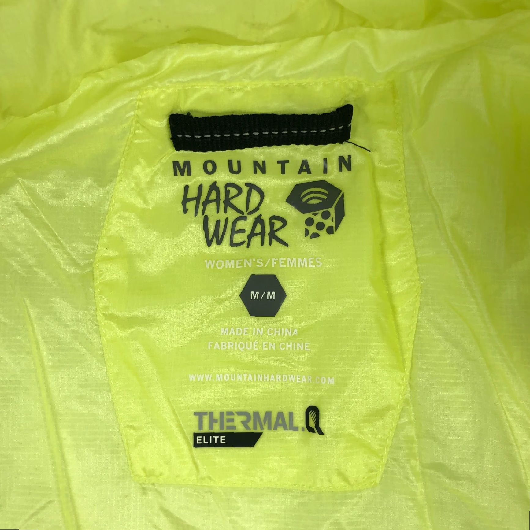Mountain Hardwear VINTAGE Mountain Hardwear Thermal Q Elite Puffer Jacket Womens Medium Yellow Size M / US 6-8 / IT 42-44 - 6 Thumbnail
