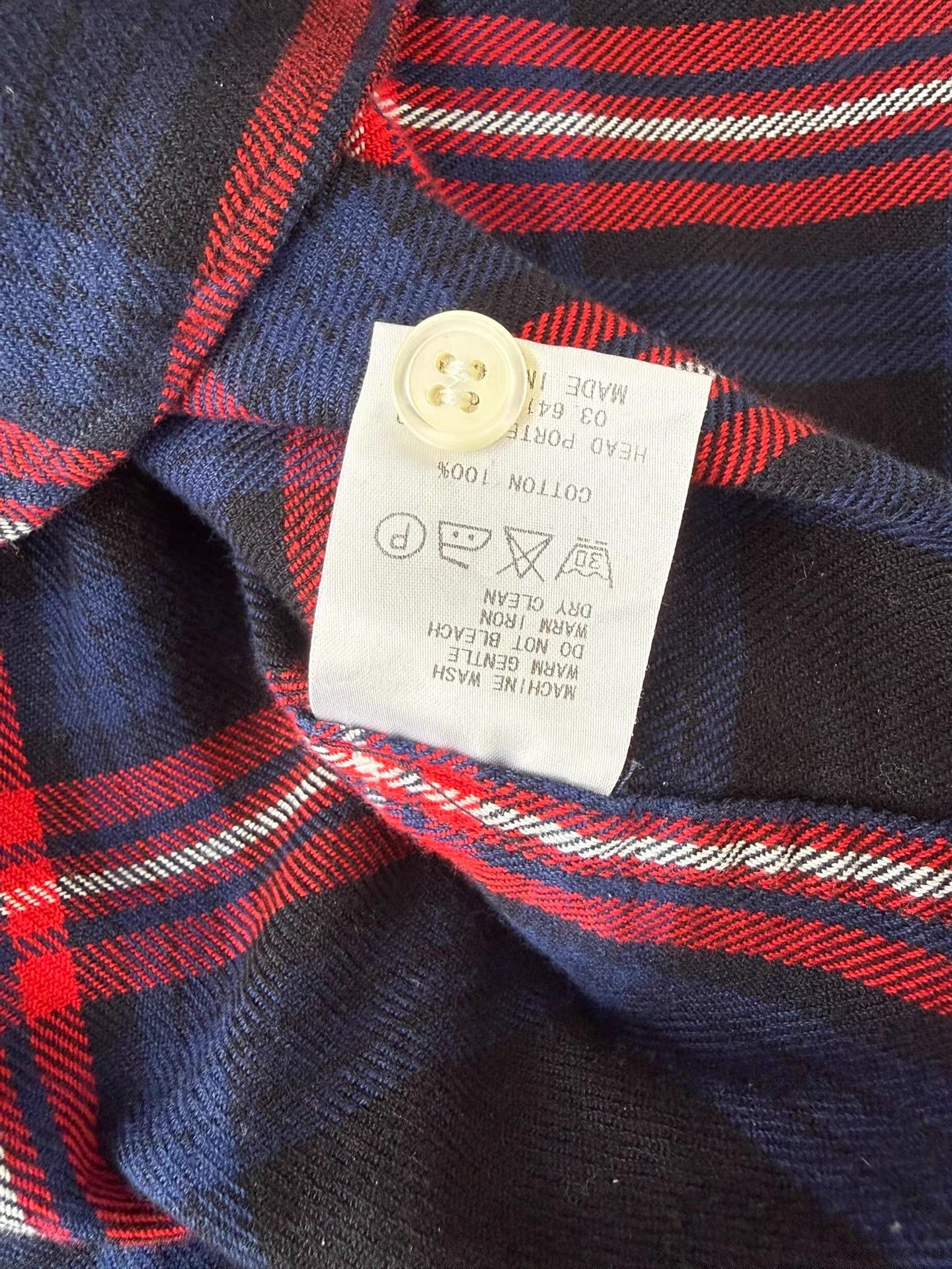 Head Porter Head Porter Plus Flannel Plaid Long Sleeve Shirt Size US M / EU 48-50 / 2 - 6 Thumbnail
