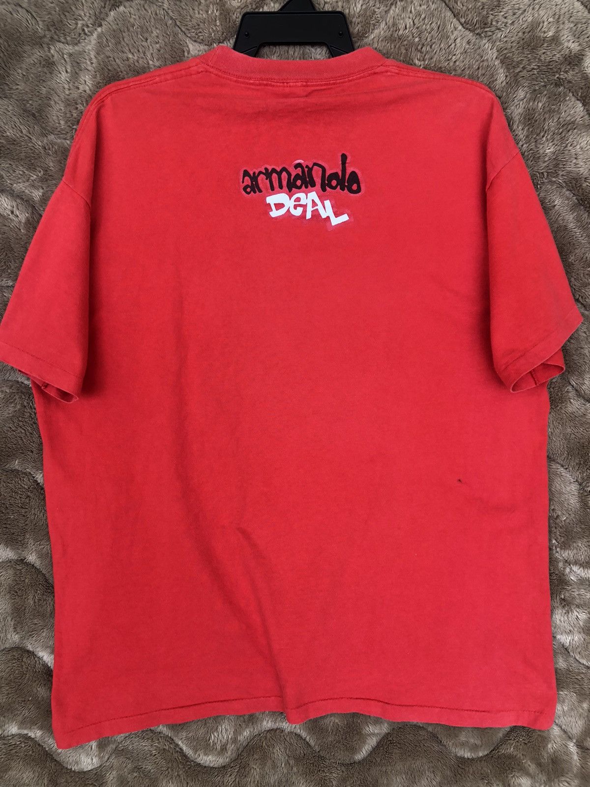 Vintage Vintage 90s Devil Women In Red Tee Size US XL / EU 56 / 4 - 8 Thumbnail