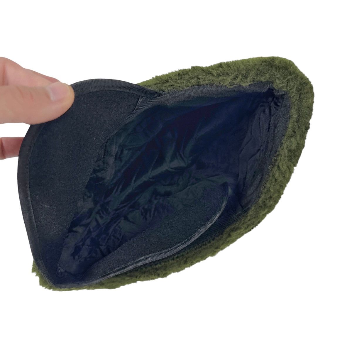 Vintage Vintage U.S. Military Cold Weather Cap Hat Faux Fur Trim Size ONE SIZE - 7 Thumbnail