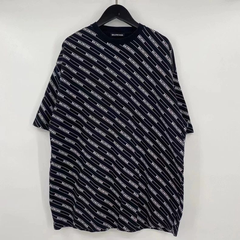Balenciaga Balenciaga Full of bullet screen and short sleeves 2501-Nex Size US XXS / EU 40 - 1 Thumbnail