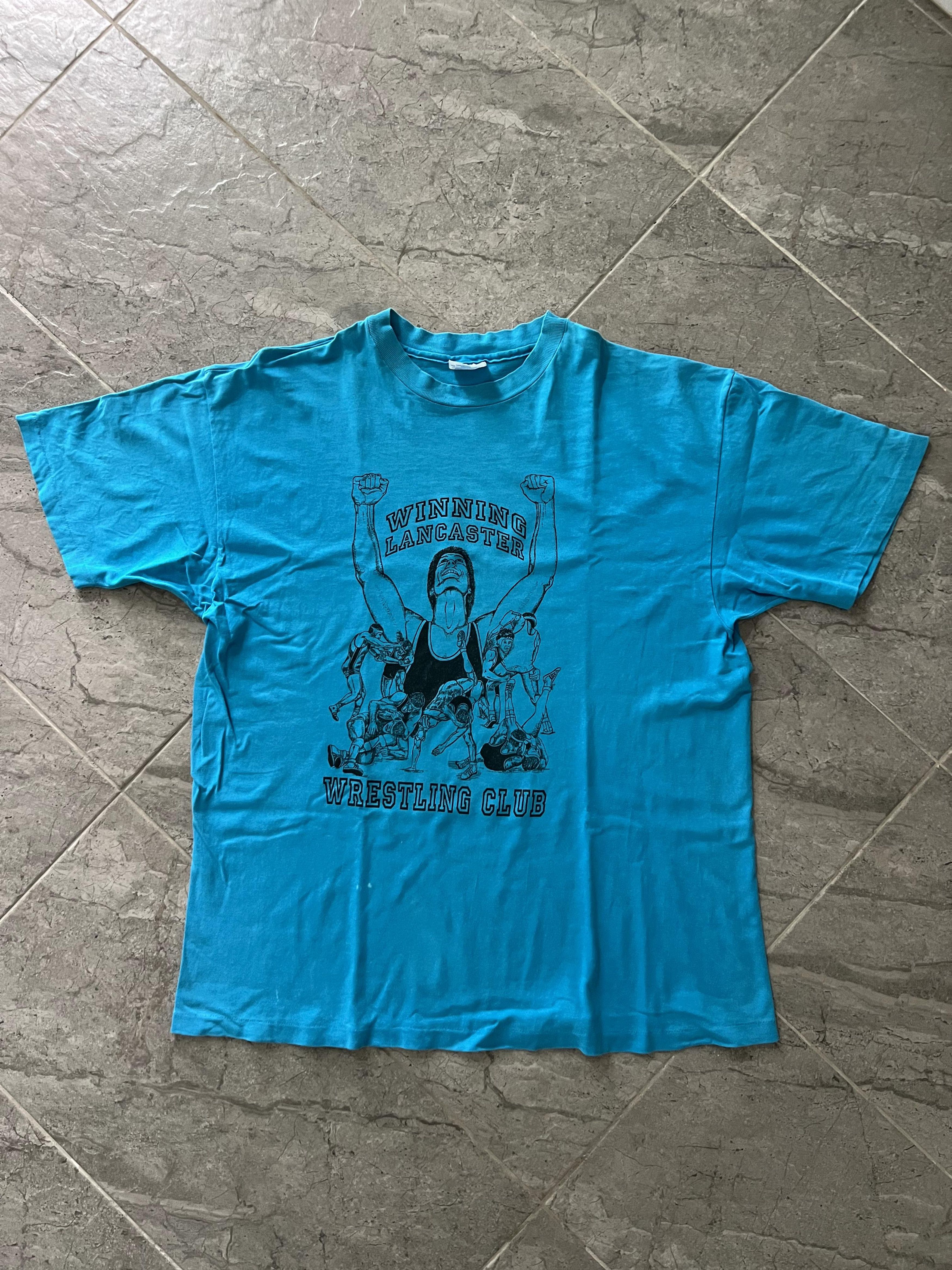 Vintage Vintage Winning Lancaster Wrestling Club t-shirts Size US XL / EU 56 / 4 - 1 Thumbnail