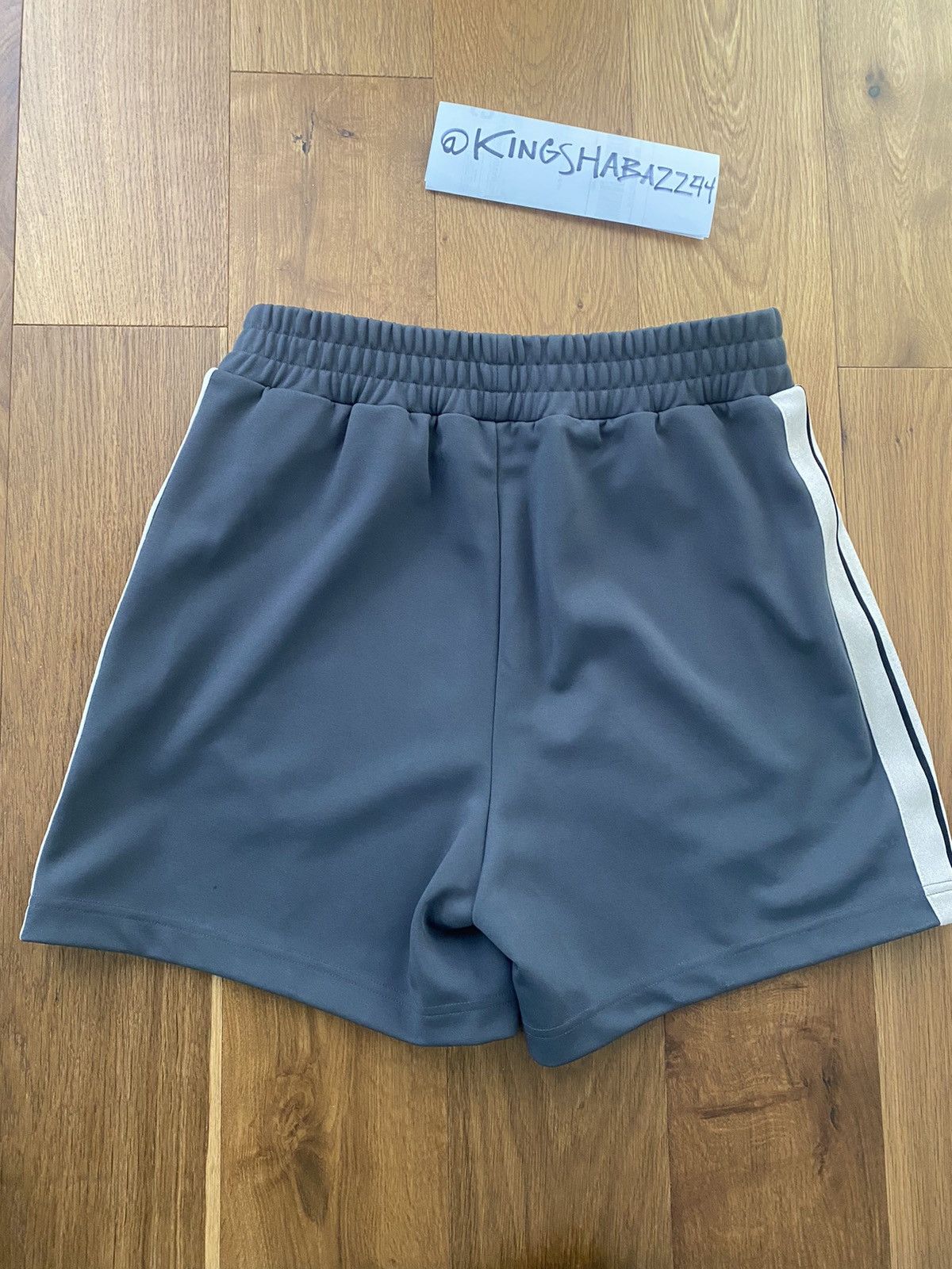 Palm Angels PALM ANGELS GREY TRACK SHORTS Size US 34 / EU 50 - 2 Thumbnail