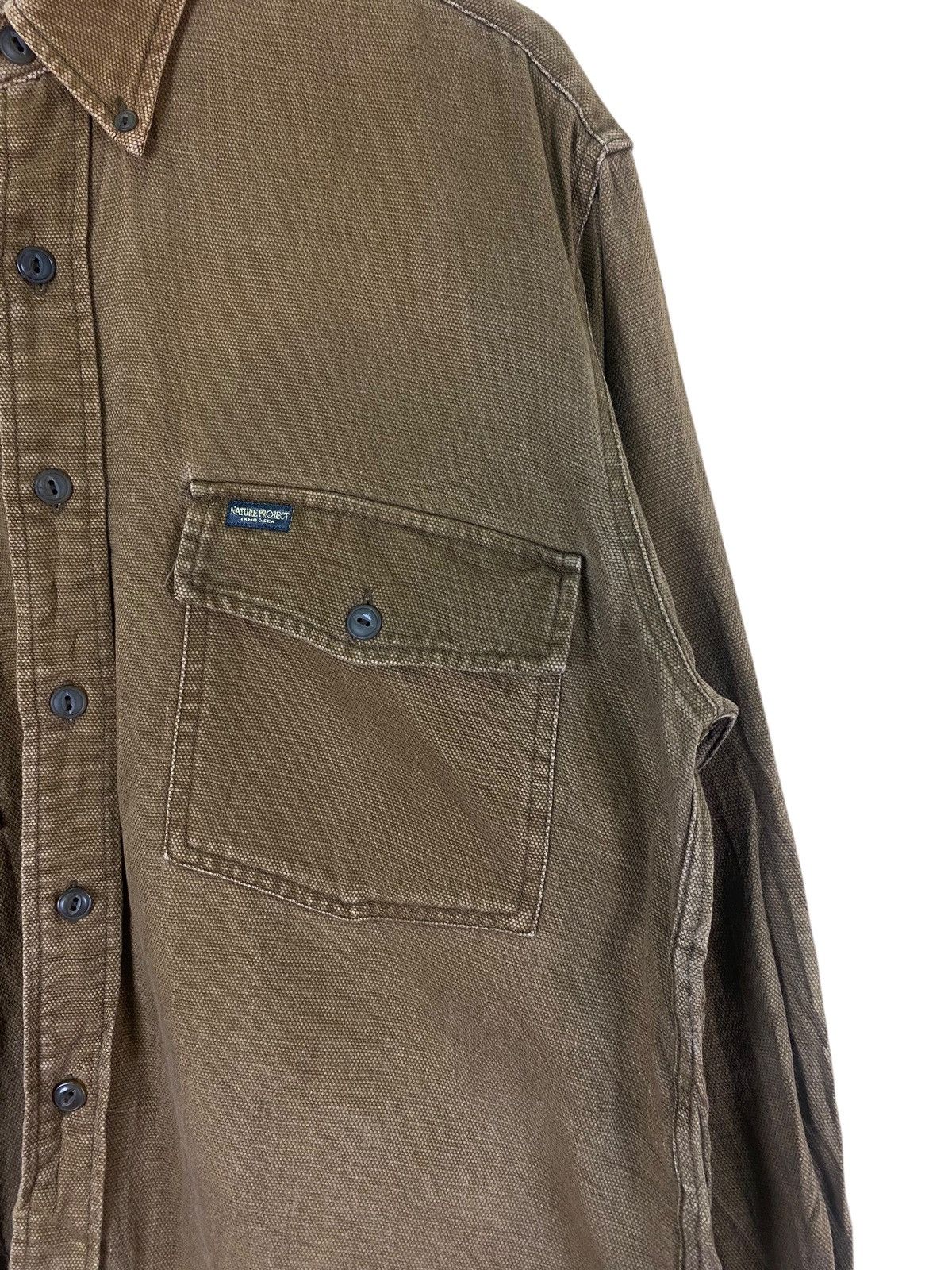 Japanese Brand × Vintage Vintage Japanese Brand Natural Project Duck Canvas LS Shirt Size US M / EU 48-50 / 2 - 8 Thumbnail