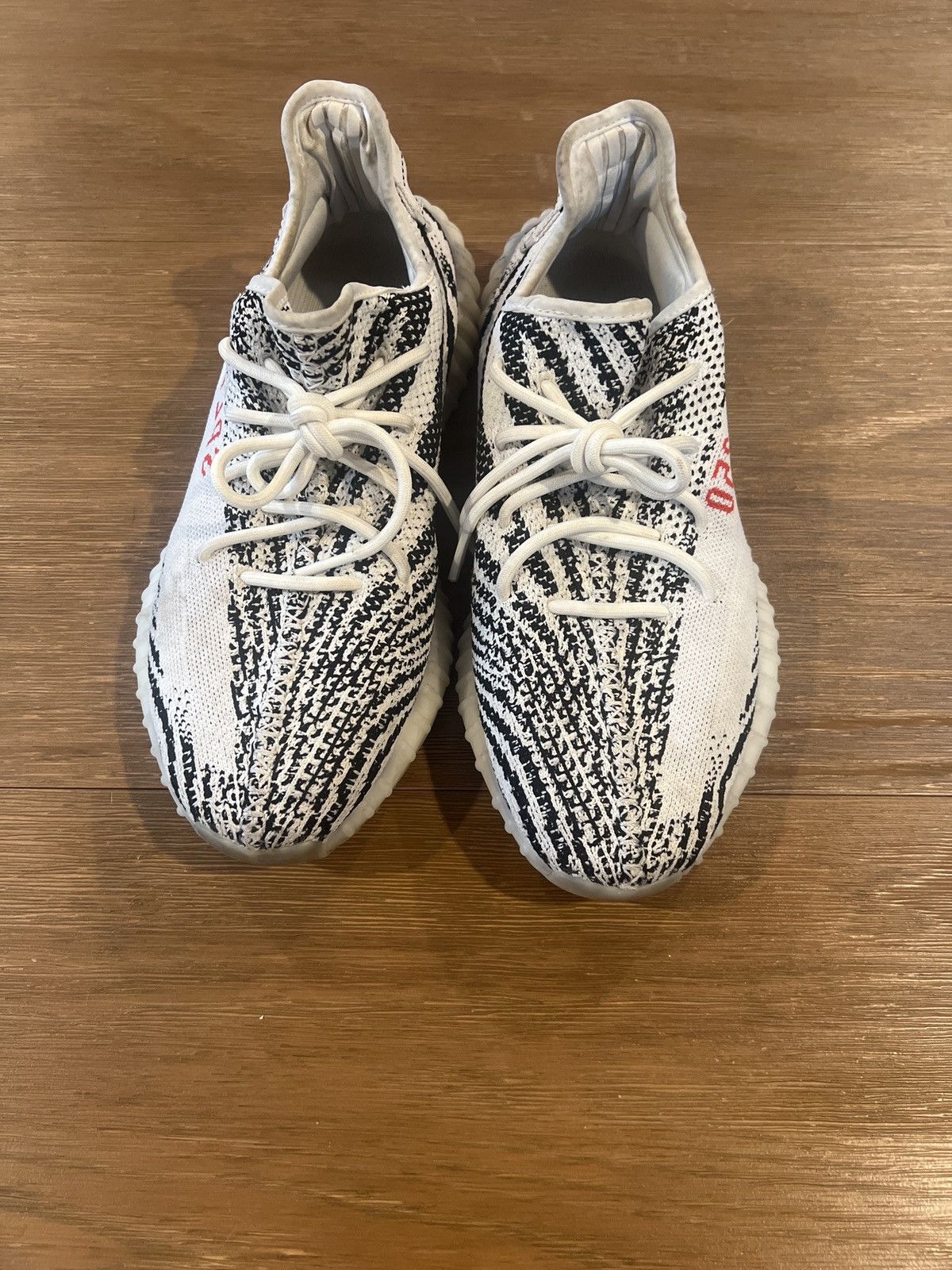 Men’s Zebra Yeezy Shoes