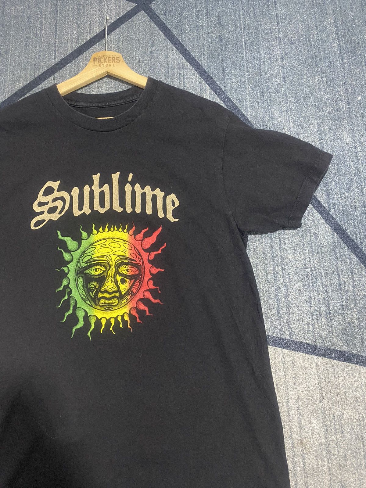 Band Tees × Sublime × Vintage Vintage Y2K Sublime Rasta Sun Tee Large Size US L / EU 52-54 / 3 - 3 Thumbnail