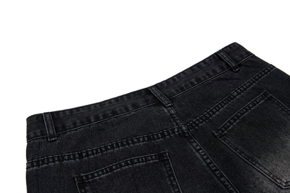 Jean Retro punk street style washed distressed jeans for men Size US 32 / EU 48 - 5 Thumbnail