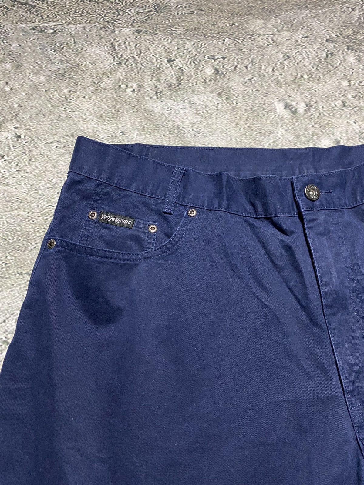 Yves Saint Laurent Yves Saint Laurent vintage chino pants YSL jeans navy Size US 40 / EU 56 - 3 Thumbnail