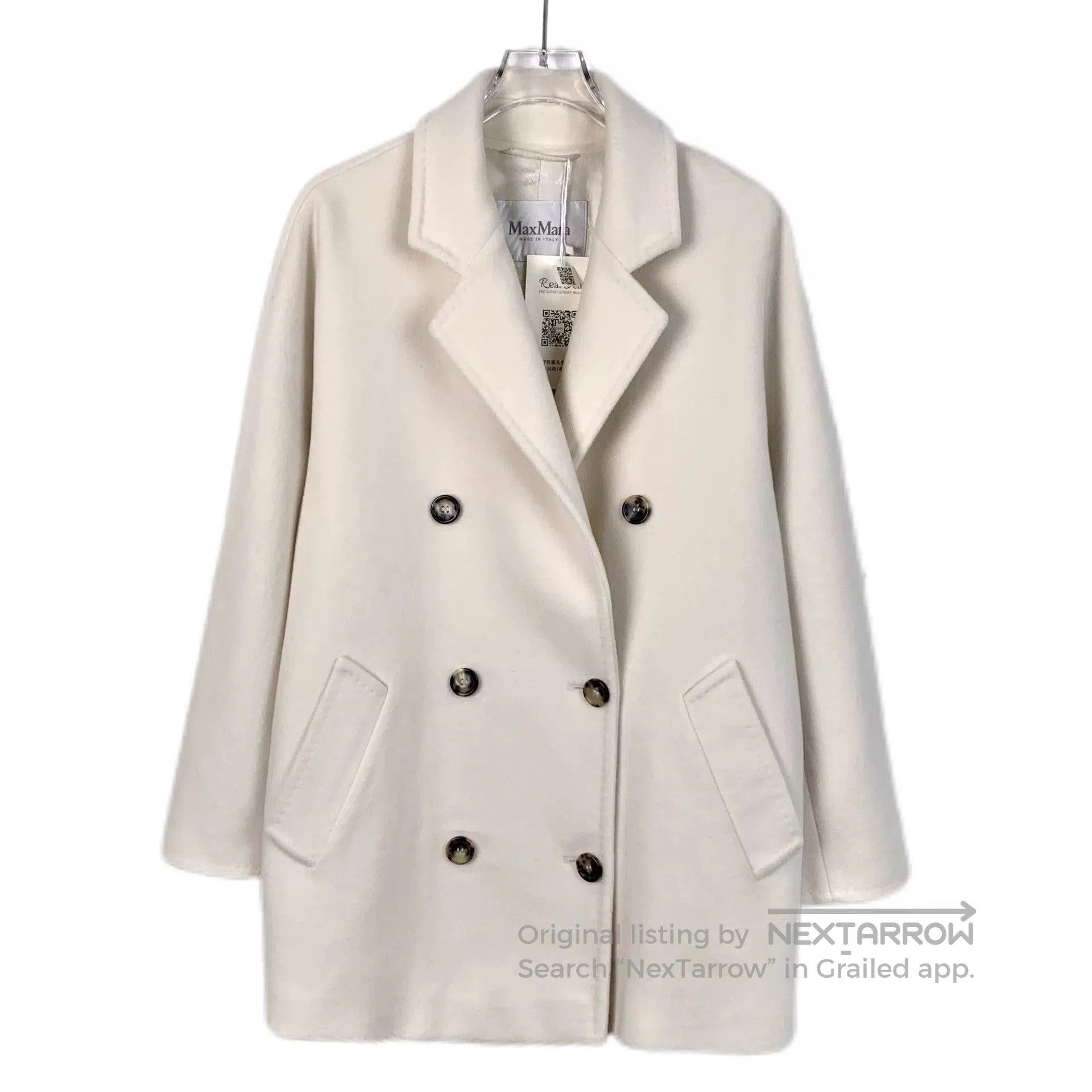 Other maxmara cream double-breasted wool coat. Size US XS / EU 42 / 0 - 1 Thumbnail