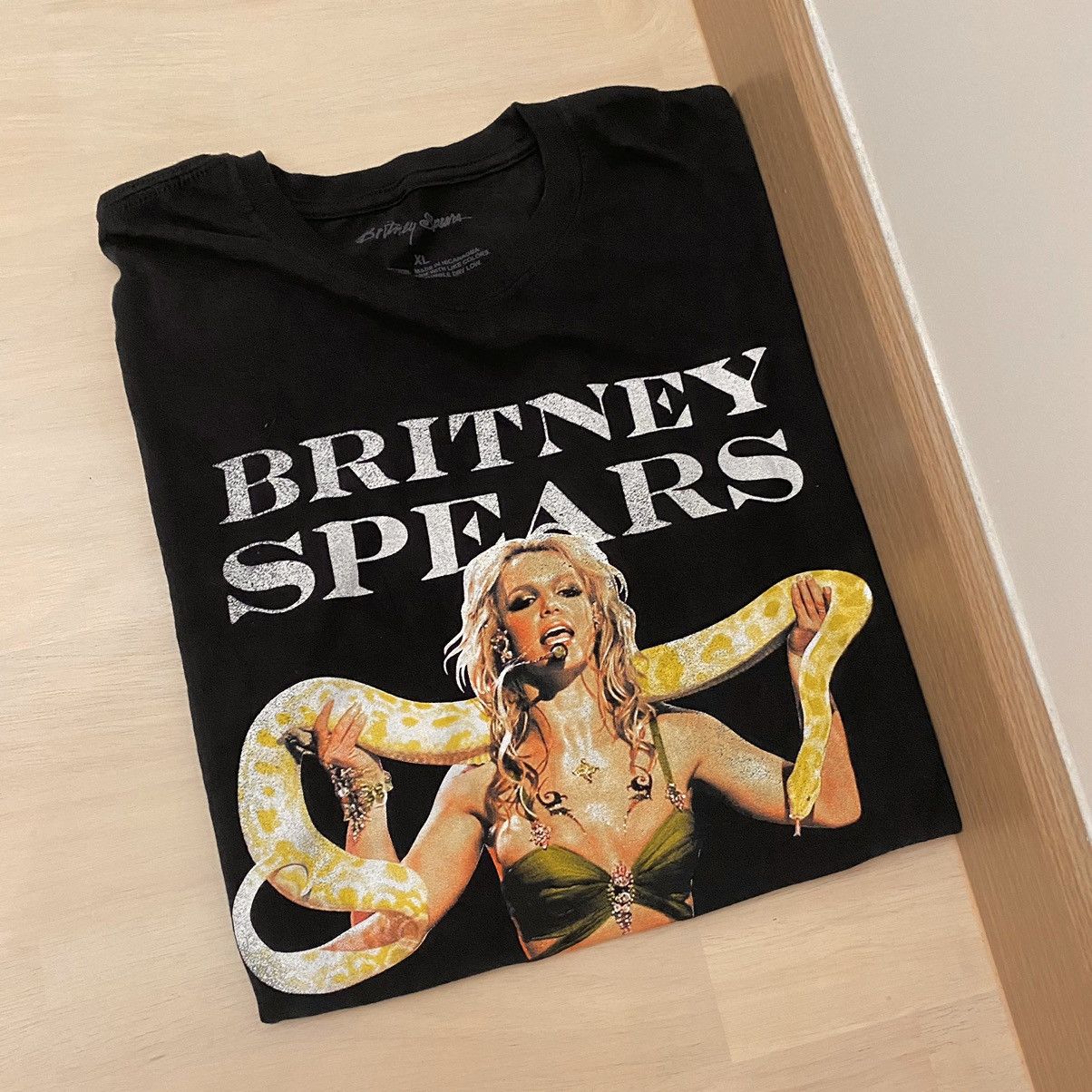 Band Tees Britney Spears Slave 4 U Snake | Grailed