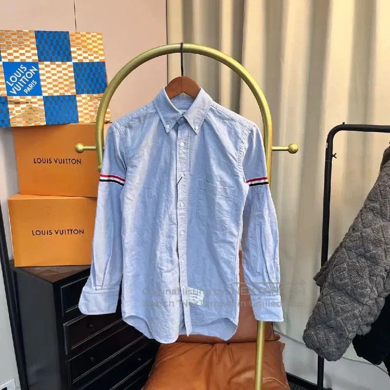 Thom Browne Thom Browne Blue Cotton Women's Shirt . Size XXS / US 00 / IT 34 - 1 Thumbnail
