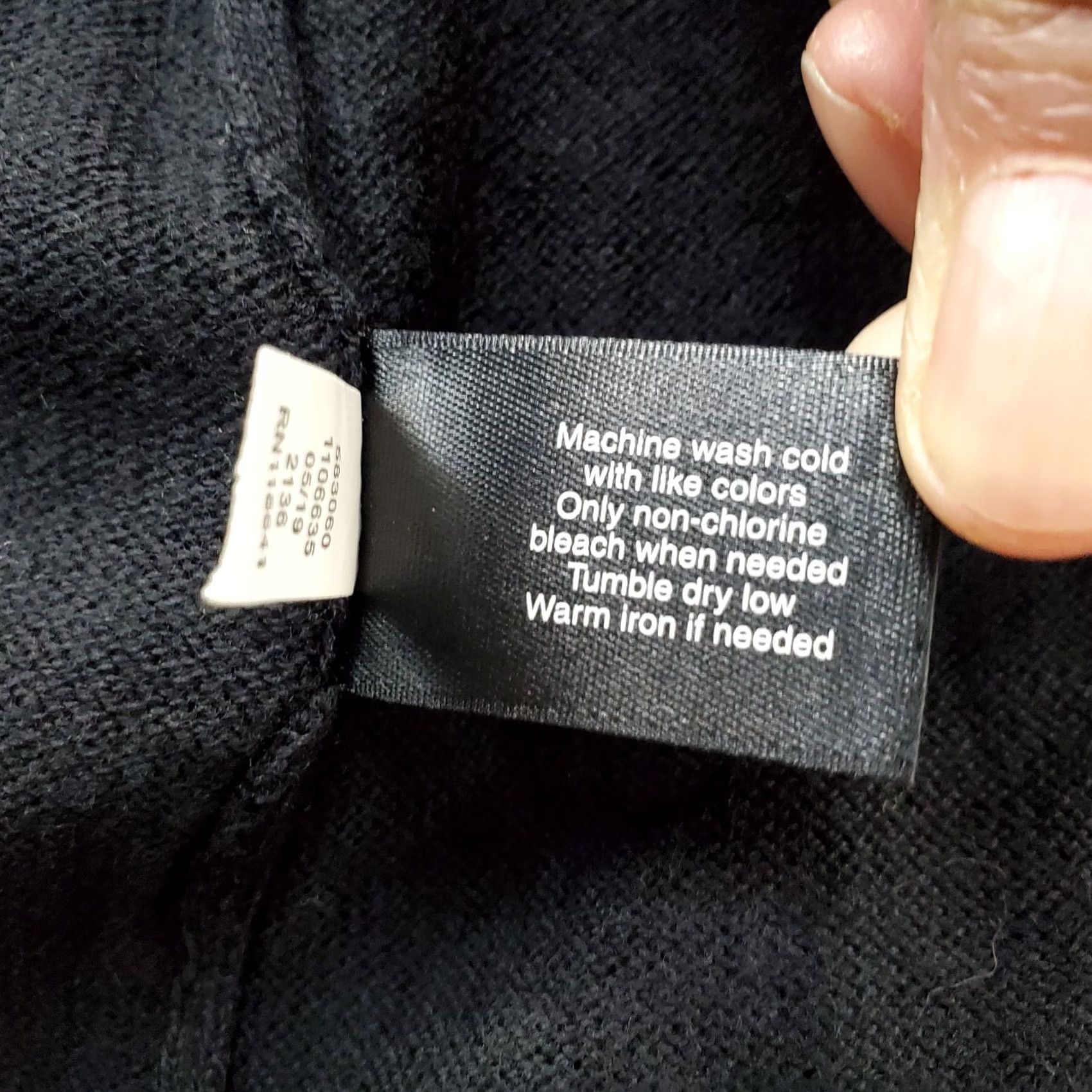 Vintage Lane Bryant Cardigan Women Black Draped Pocket Open Waterfall Front Size 10/12 Size L / US 10 / IT 46 - 7 Thumbnail