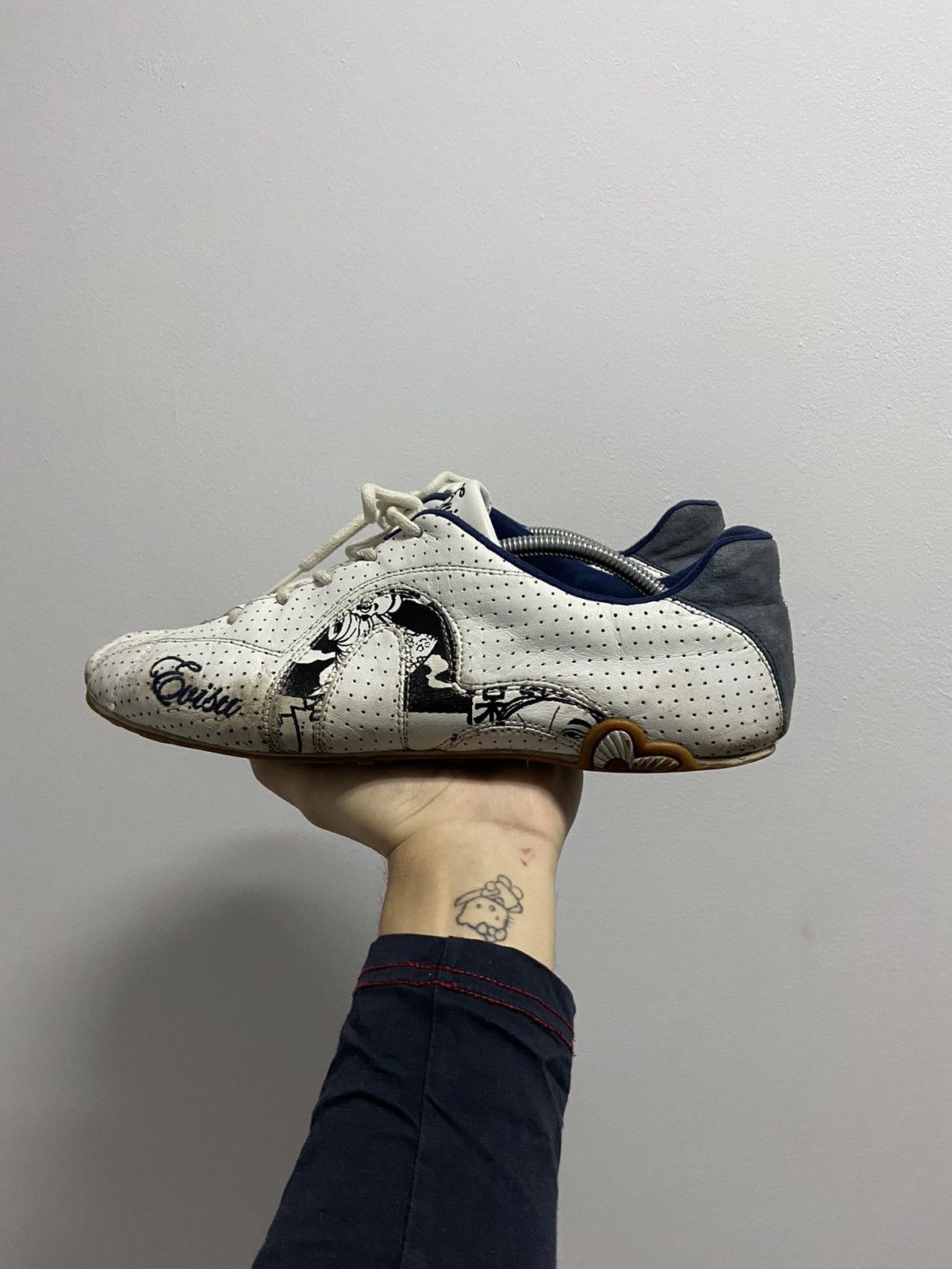 Evisu × Vintage Evisu big seagull logo sneakers vintage Size US 14 / EU 47 - 4 Thumbnail