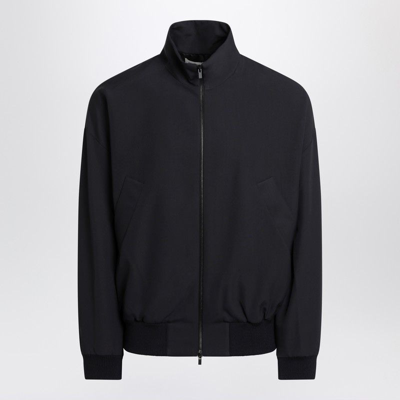 Fear of God Fear Of God Navy Blue Wool Jacket With Zip Size US S / EU 44-46 / 1 - 1 Thumbnail