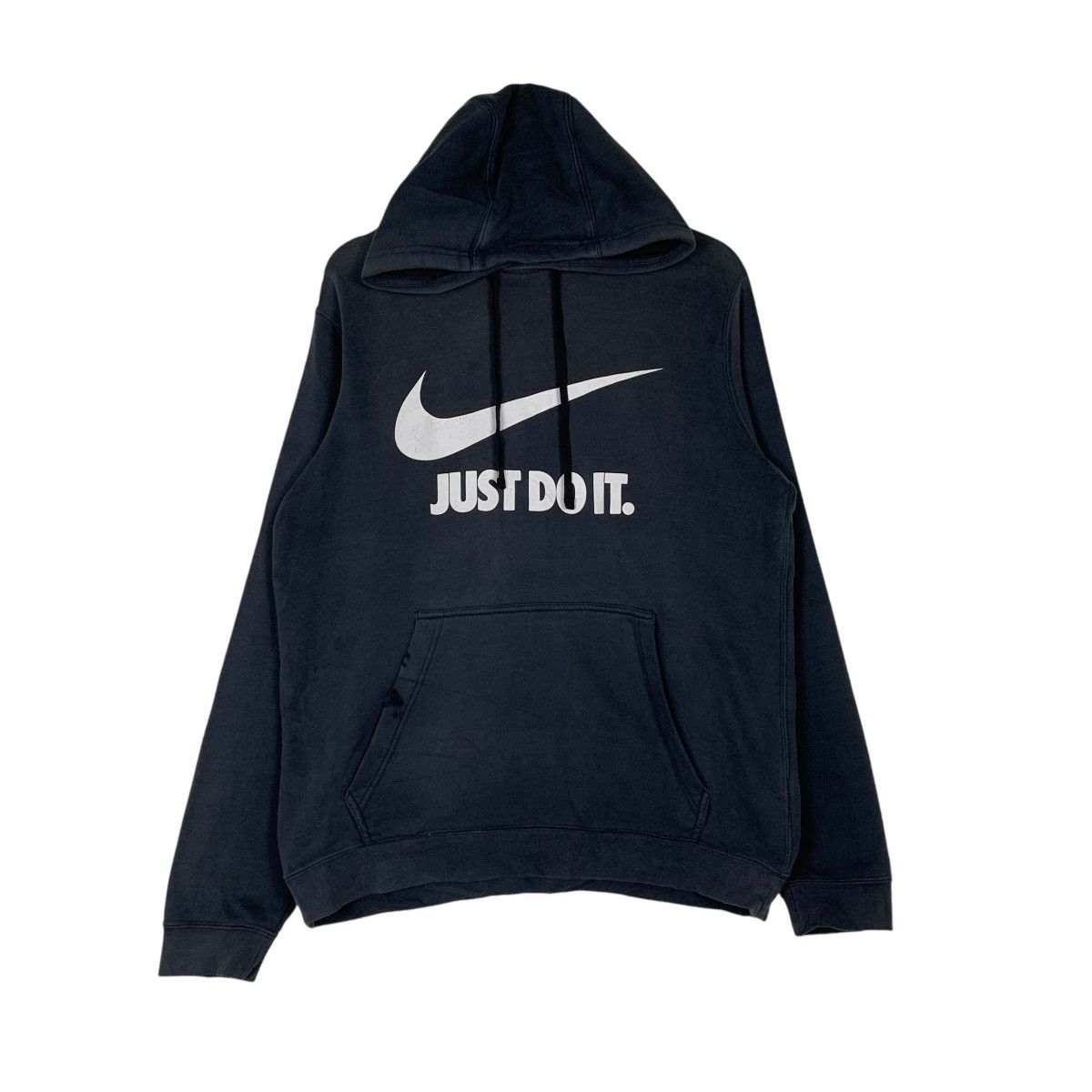 Nike NIKE Big Swoosh Logo Just Do It Pullover Hoodies #1334-C60 Size US M / EU 48-50 / 2 - 1 Thumbnail