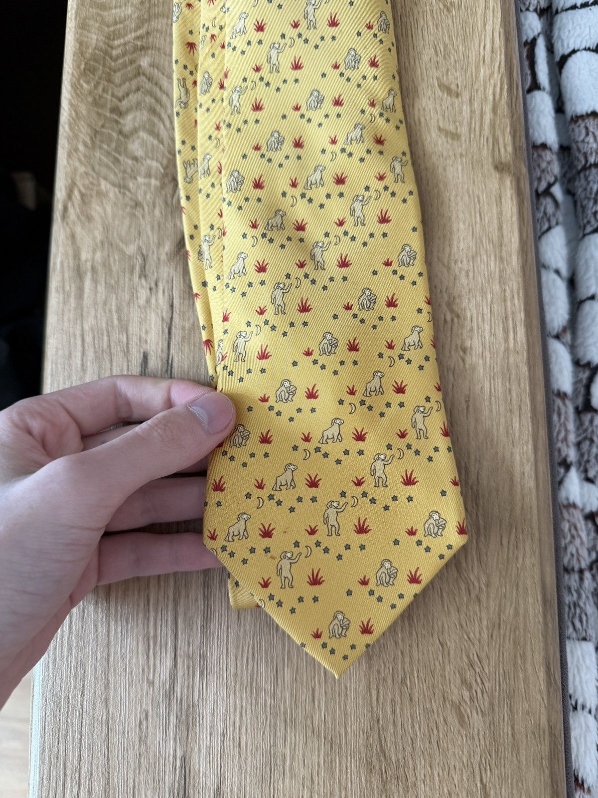 Hermes Vintage Hermes Tie Size ONE SIZE - 3 Thumbnail