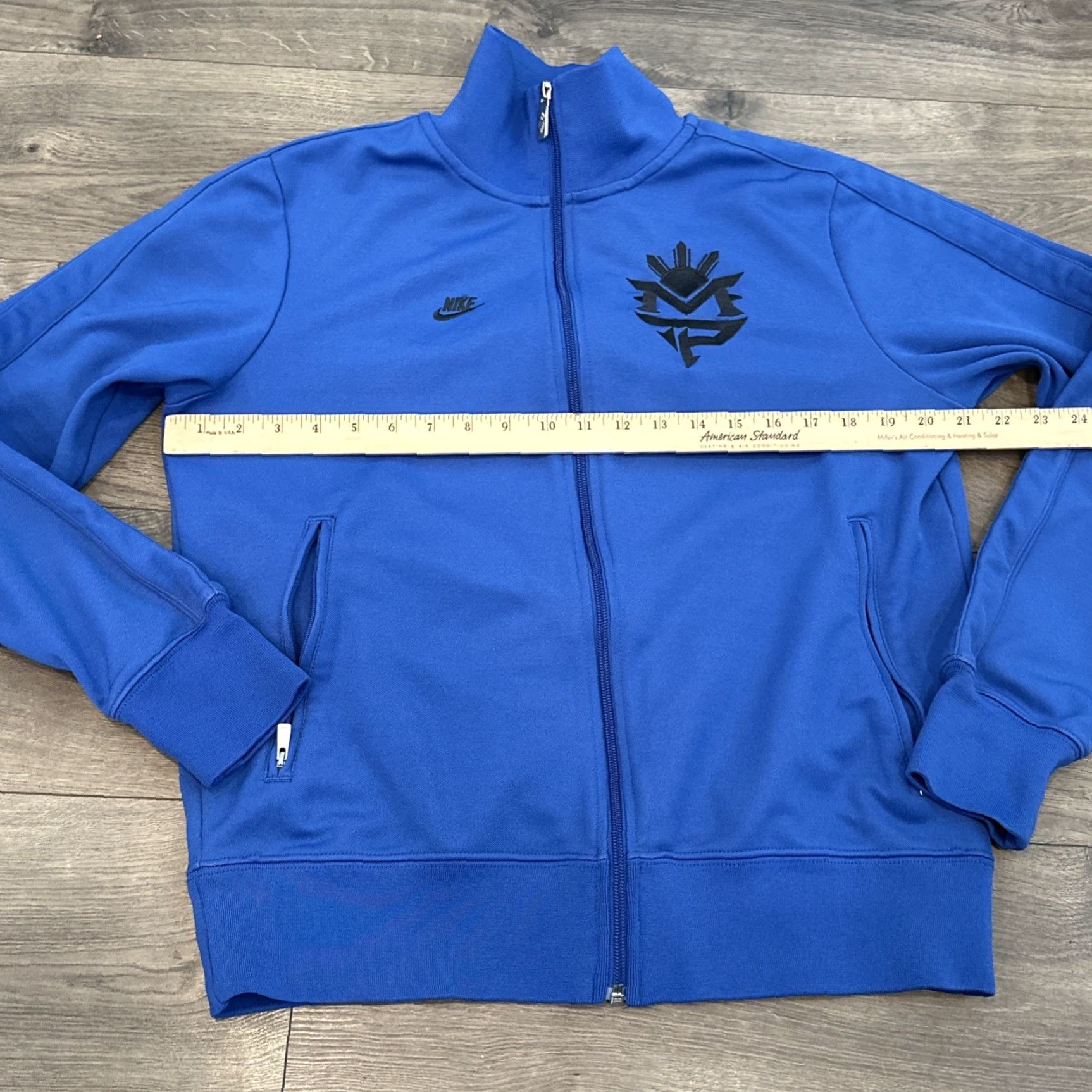 Nike Nike Manny Pacquiao Track Jacket Mens M Blue Logo Full Zip Swoosh Size US M / EU 48-50 / 2 - 3 Thumbnail