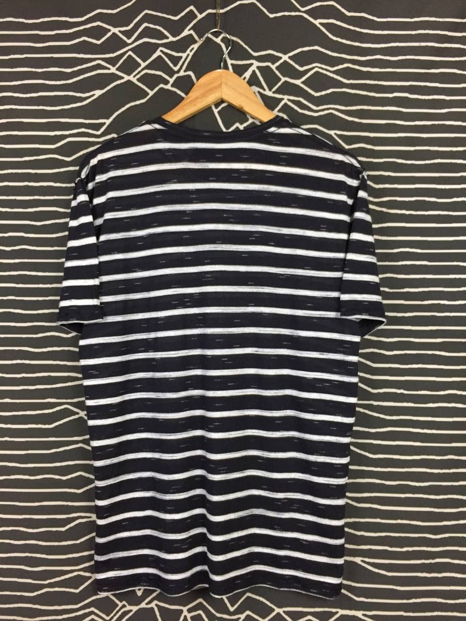 Allsaints ALLSAINTS Casual Striped Designer Tee Size US S / EU 44-46 / 1 - 6 Thumbnail