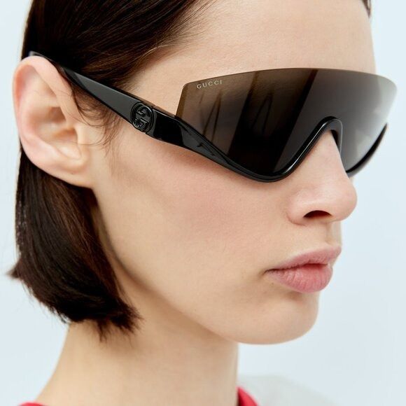 Gucci Gucci GG1650S 010 Sunglasses Blue Frame - Lowest Price! Size ONE SIZE - 3 Thumbnail