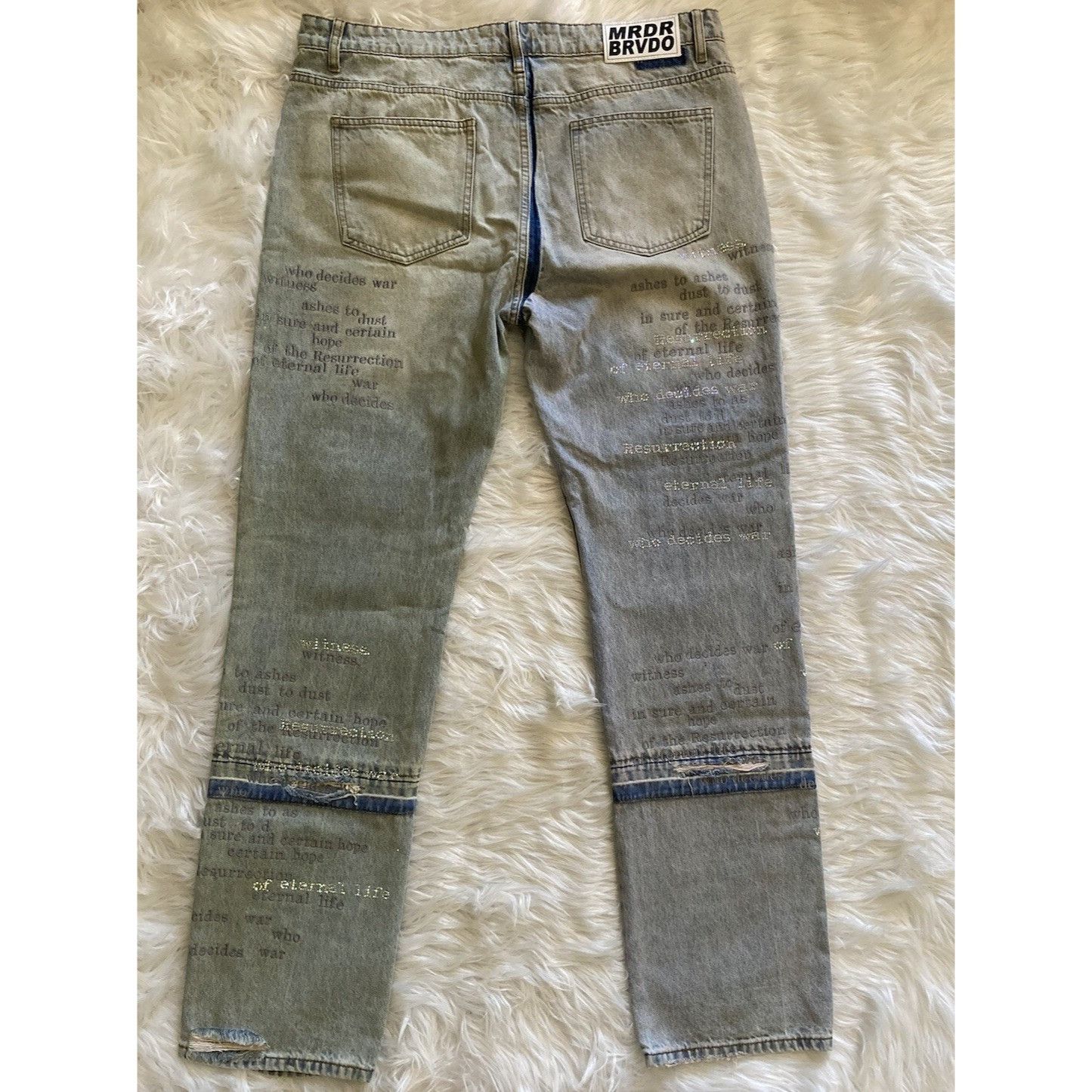 Who Decides War Who Decides War New Ashes To Ashes Denim Jeans 38 Size US 38 / EU 54 - 6 Thumbnail
