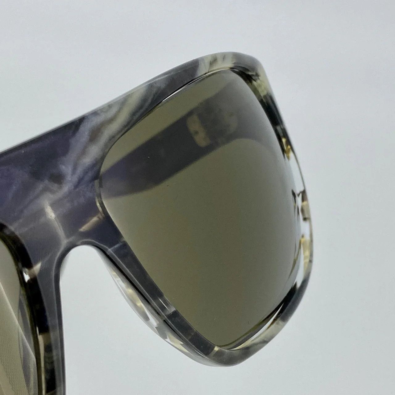 Ann Demeulemeester Ann Demeulemeester Sunglasses Oversized Brown and Green Size ONE SIZE - 8 Thumbnail