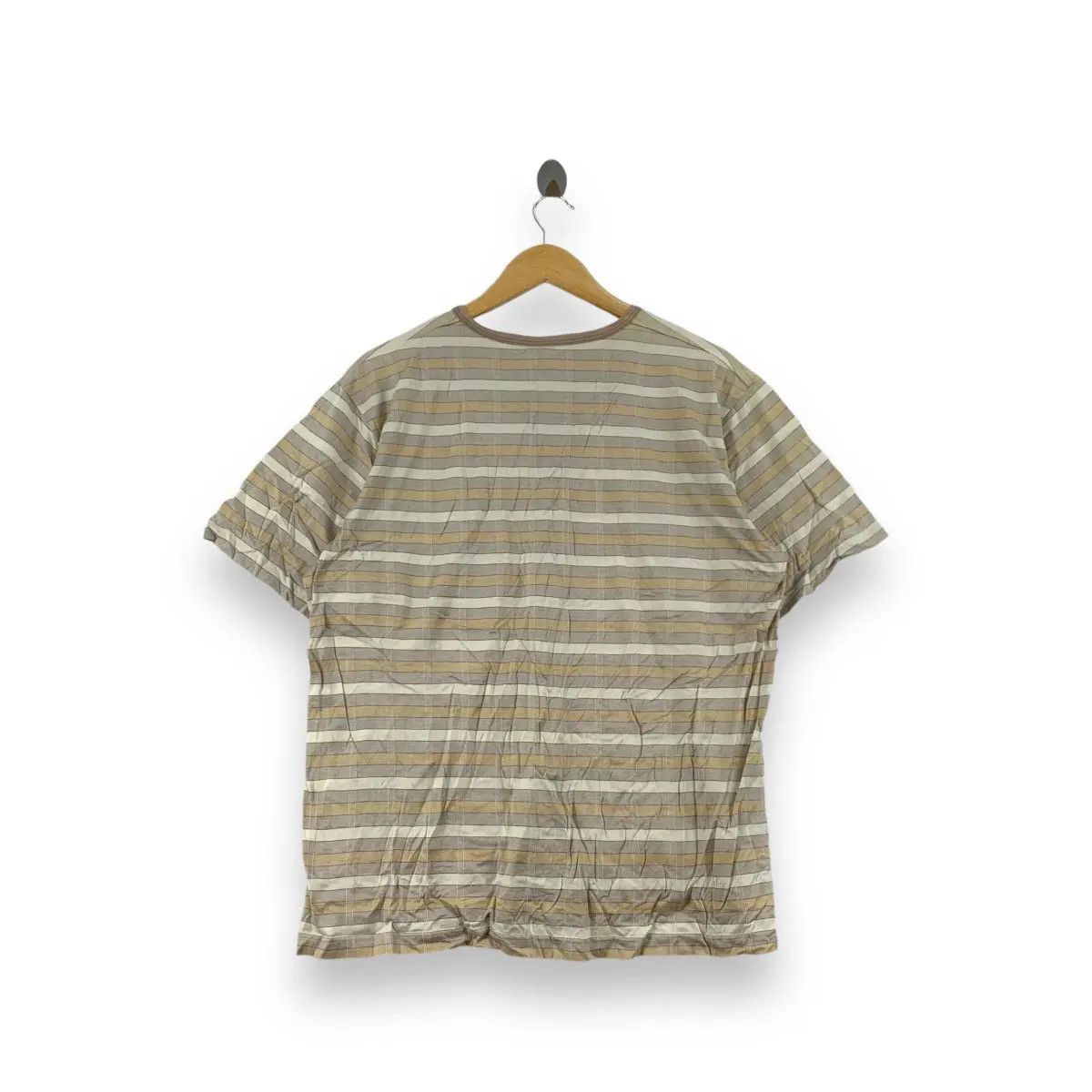 Aquascutum Vintage 90’ AQUASCUTUM LONDON Nova Checks Tee Shirt Top Size US L / EU 52-54 / 3 - 3 Thumbnail
