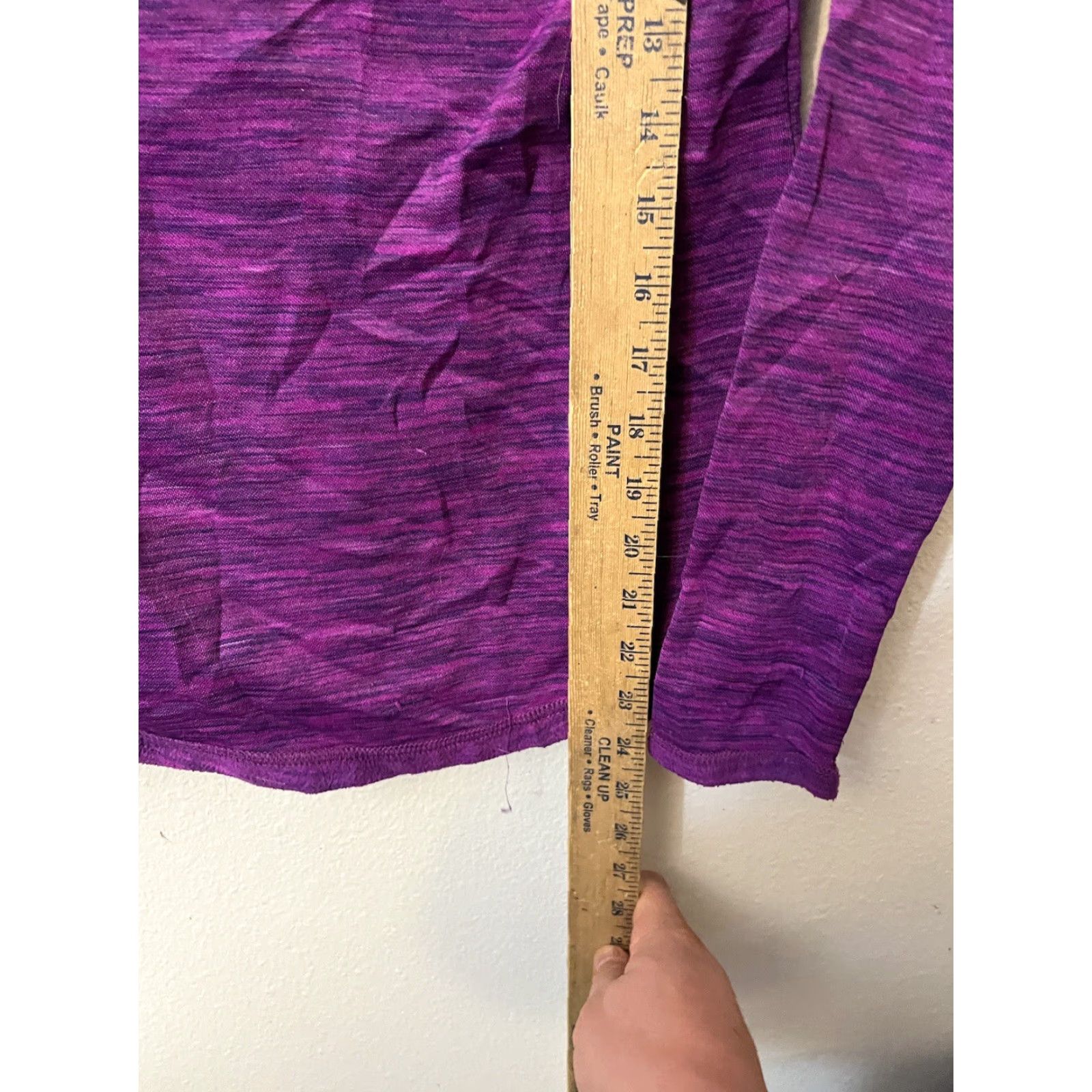 Avalanche Avalanche Women's Sweater Purple Fleece High Neck Long Sleeve Size S Pullover Casual Outdoors Reflects Solid Pattern Fall Winter Size S / US 4 / IT 40 - 4 Thumbnail
