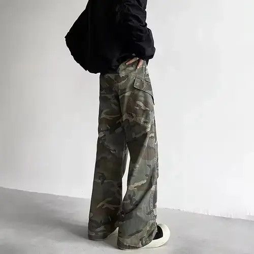 Jean Fukatsu x Ayano Cargo Camo Stacked Pants Size US 30 / EU 46 - 2 Thumbnail