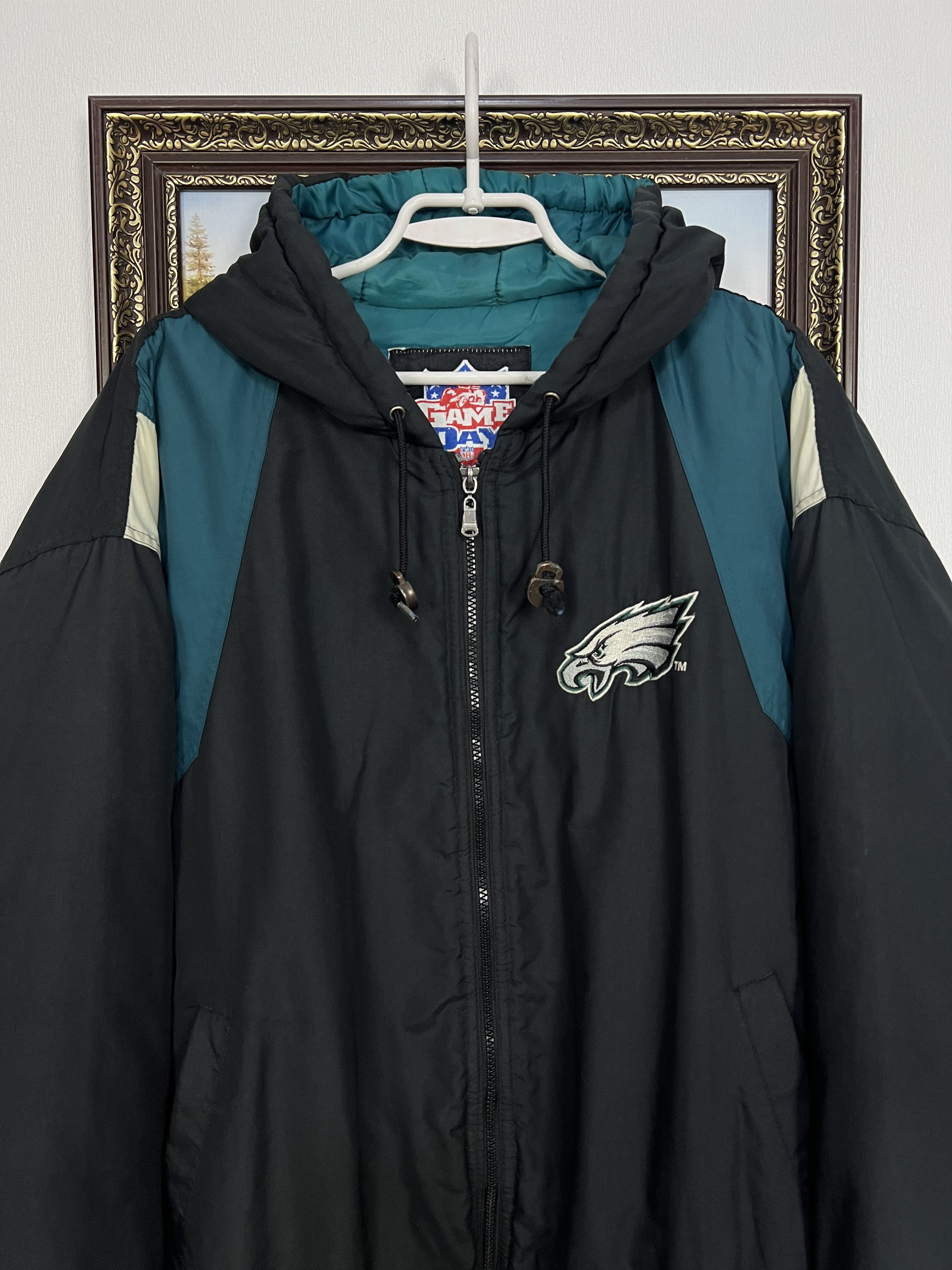 Starter Vintage NFL Philadelphia Eagles Football Jacket Bomber Rare Size US XL / EU 56 / 4 - 4 Thumbnail