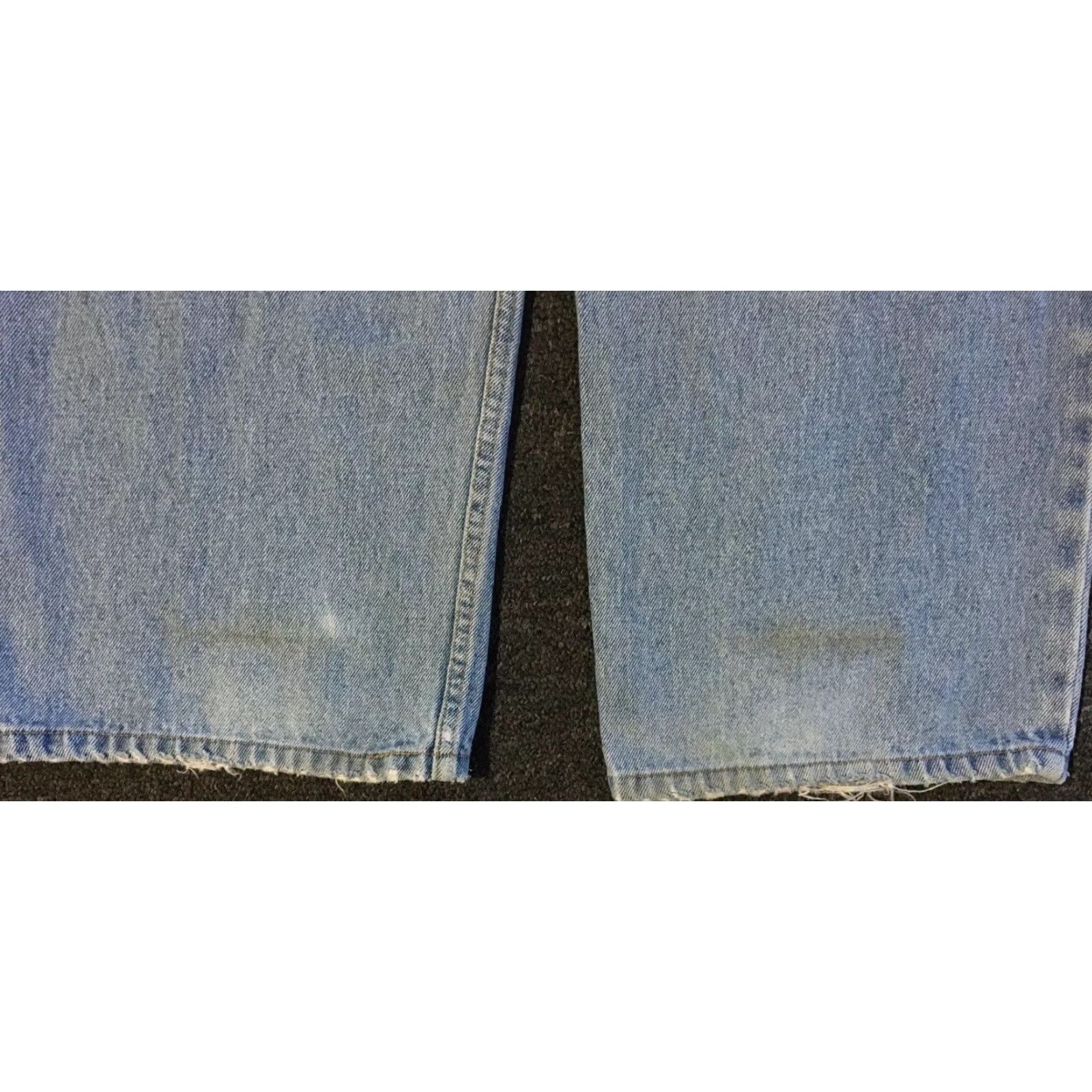 Guess VINTAGE GUESS Jeans 36 Mens Distressed 90s 80s Grunge Hip Hop Punk Baggy Denim Blue USA Regular Inseam 33 Tight Tapered Rise Classic Size US 36 / EU 52 - 4 Thumbnail
