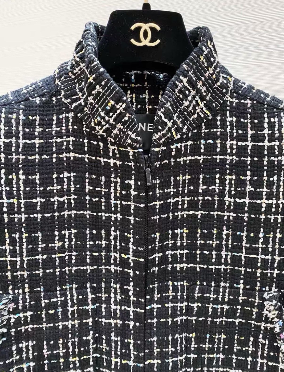 Chanel Chanel F34 Beach Stand Collar Soft Fabric Short Jacket J33 Size XXS / US 00 / IT 34 - 3 Thumbnail