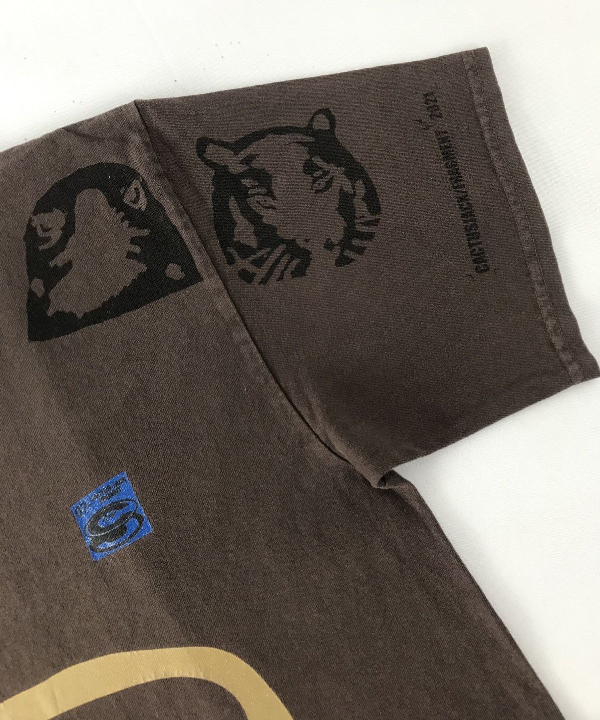 Travis Scott Travis Scott Cactus Jack For Fragment Hiroshi Printed Tee Size US L / EU 52-54 / 3 - 9 Thumbnail