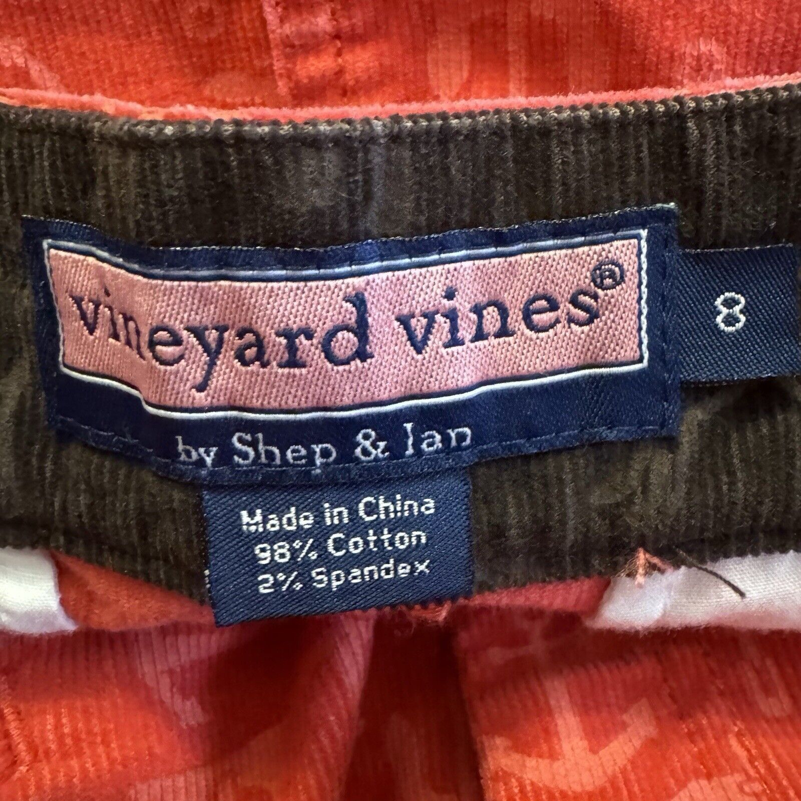 Vineyard Vines Vineyard Vines Shep Ian Skirt Sz 8 Corduroy Anchor Print Size 30" / US 8 / IT 44 - 5 Thumbnail