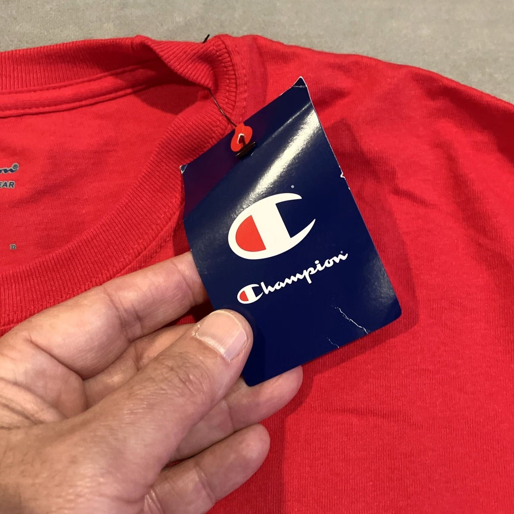 Champion CHAMPION T SHIRT ST. JOHN'S UNIVERSITY NEW YORK CITY Red Cotton Short Sleeve Crew Neck Adult Large Men Size US L / EU 52-54 / 3 - 5 Thumbnail