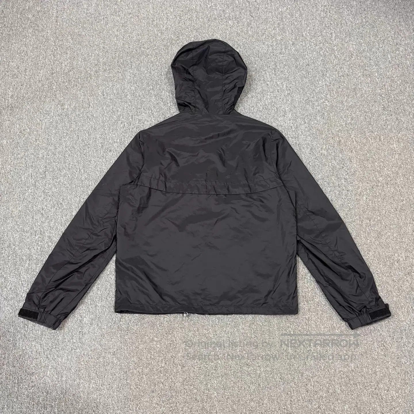 Prada Black Hooded Light Jacket with Zip Pockets. Size US S / EU 44-46 / 1 - 2 Thumbnail