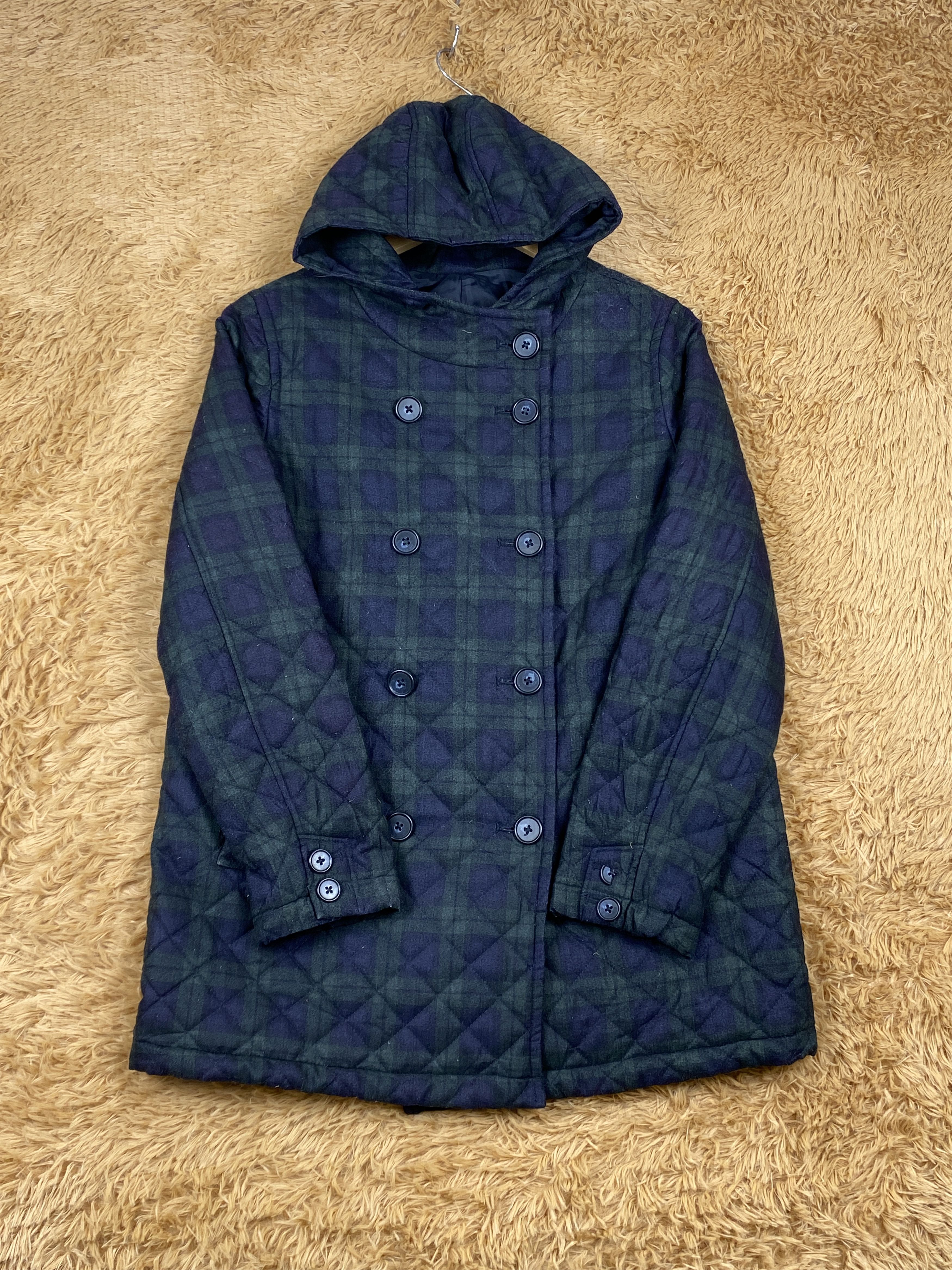 Japanese Brand Vintage Japanese Brand Checkeret Long Jacket Parkas J1786 Size US S / EU 44-46 / 1 - 3 Thumbnail