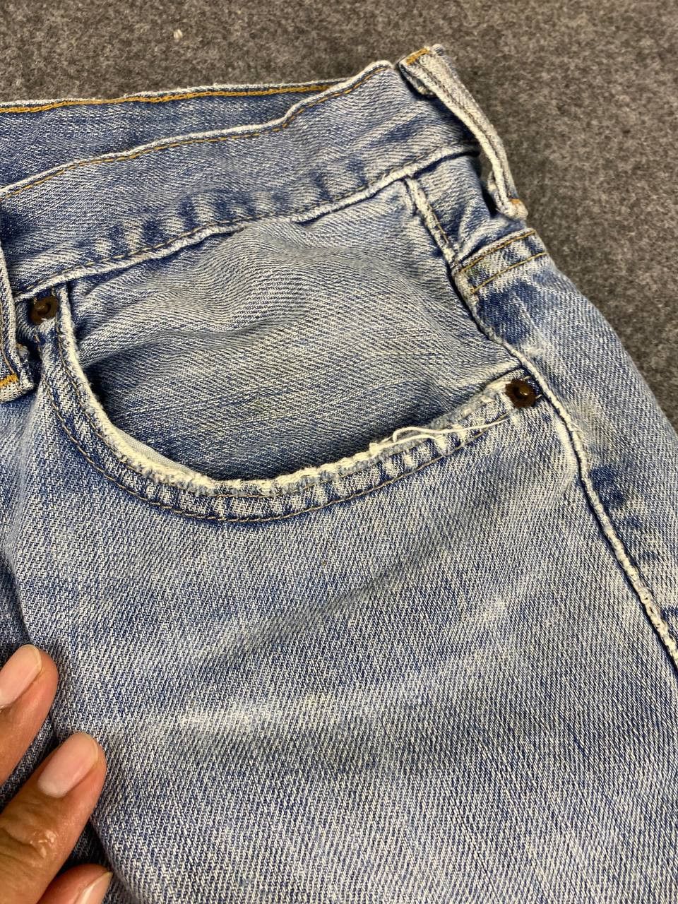 Levi's vintage levis 569 loose straight dirty distressed denim Size US 36 / EU 52 - 14 Thumbnail