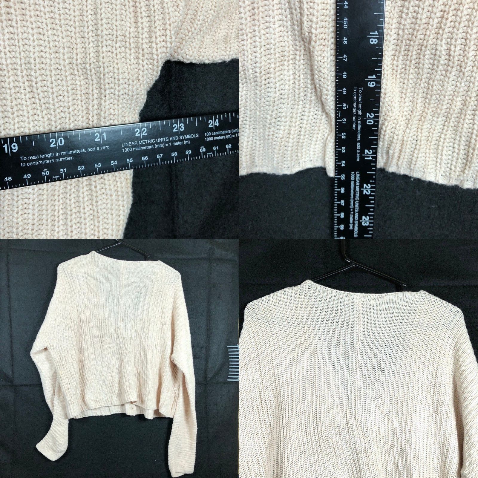 Vintage American Eagle Cardigan Sweater Beige Button Front Knit V-Neck M Womens Casual Preppy Size M / US 6-8 / IT 42-44 - 8 Thumbnail