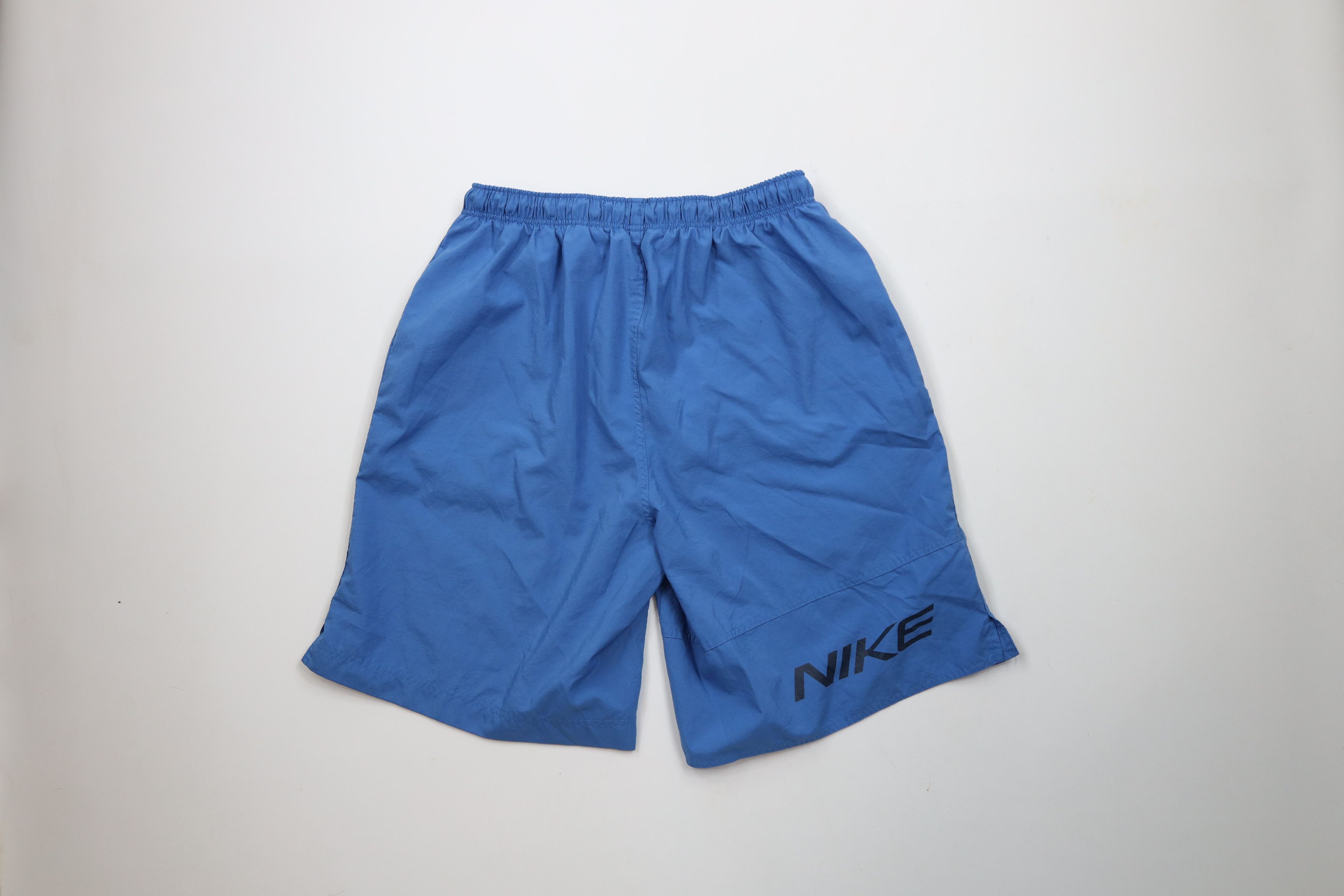 Nike × Vintage Vintage Nike Travis Scott Mini Swoosh Lined Shorts Blue Size US 36 / EU 52 - 11 Thumbnail
